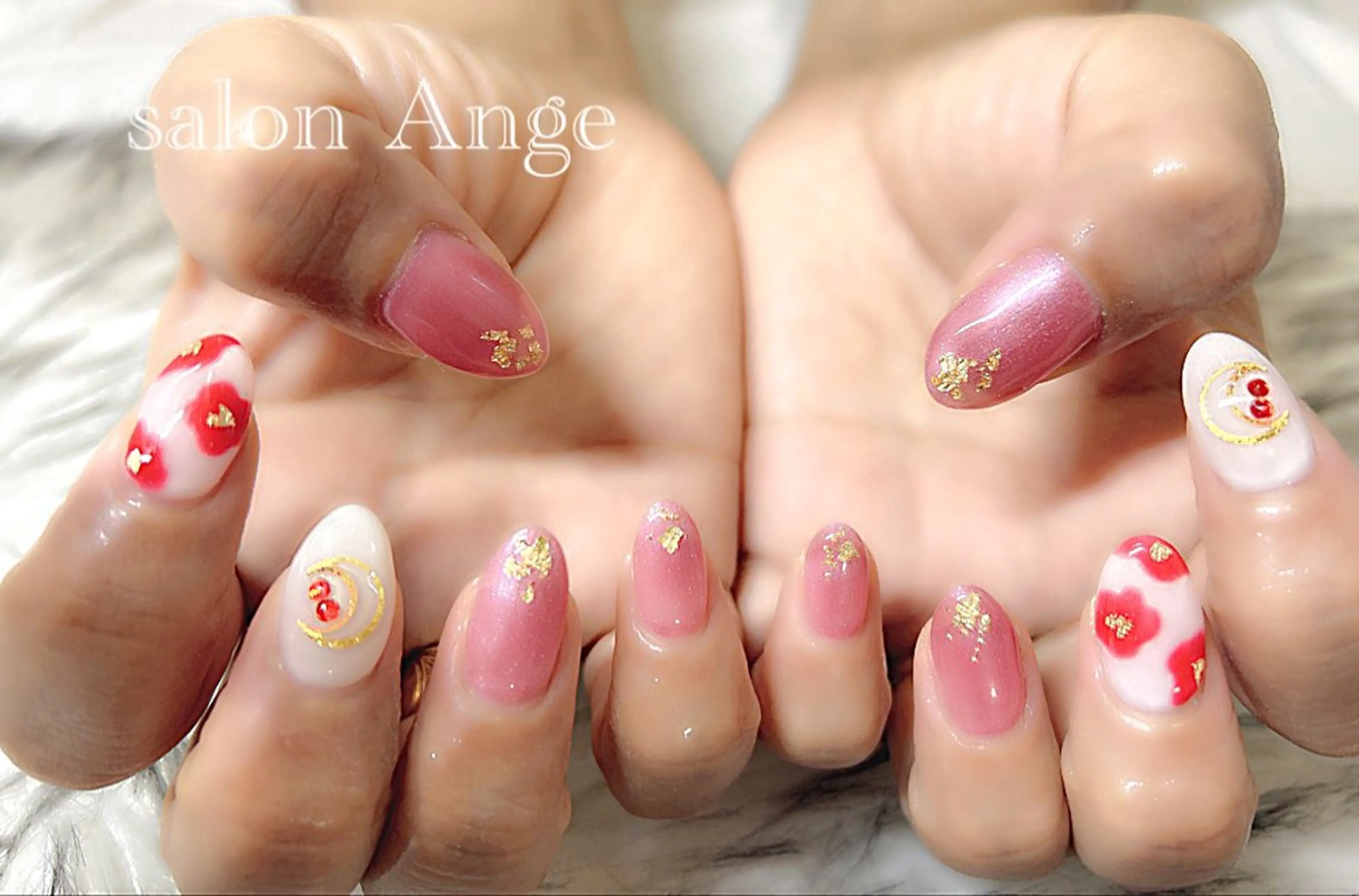 ネイル ハンドネイル nail salon angeのネイルデザイン