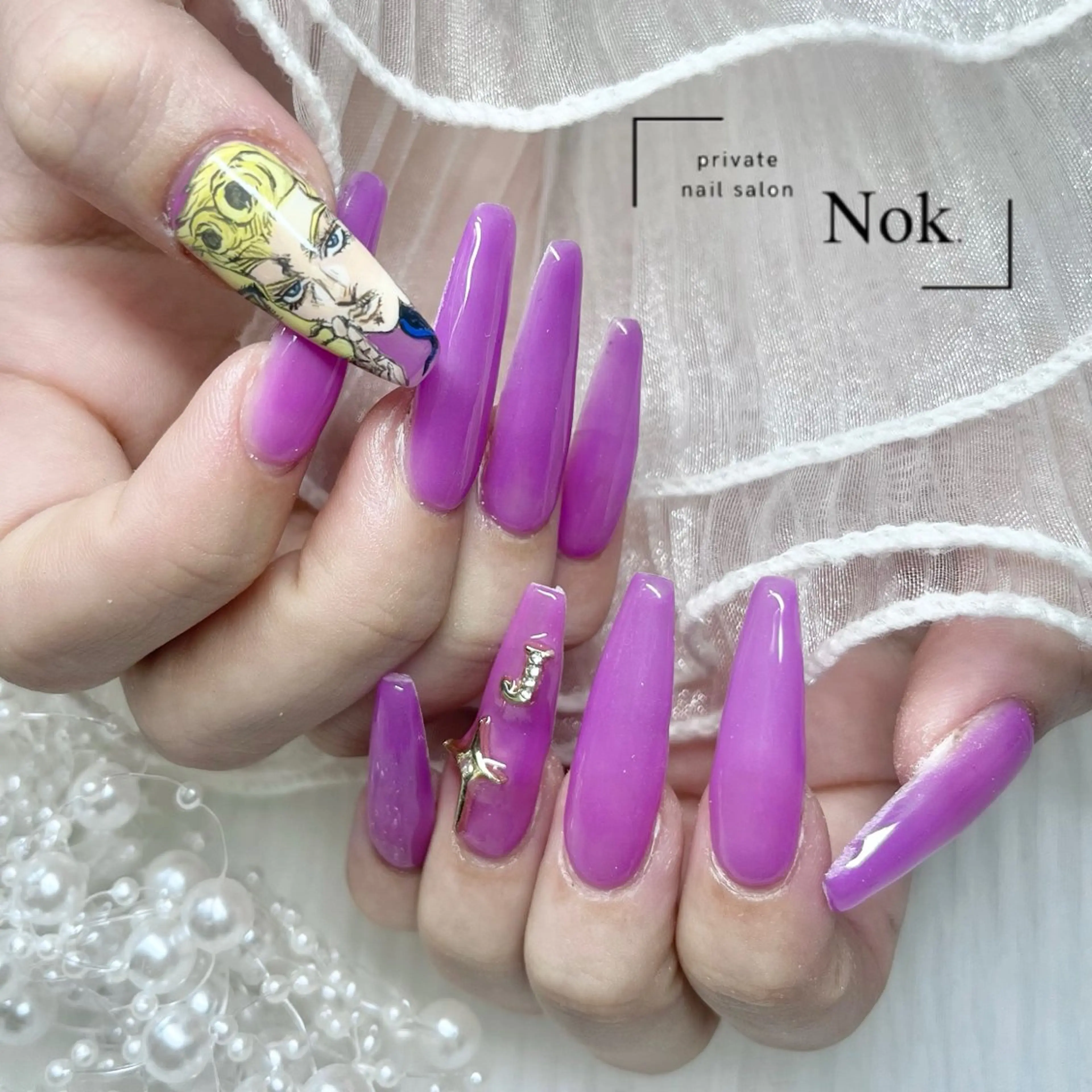 ネイル ハンドネイル 池袋痛ネイル Nok. 渡辺のネイルデザイン