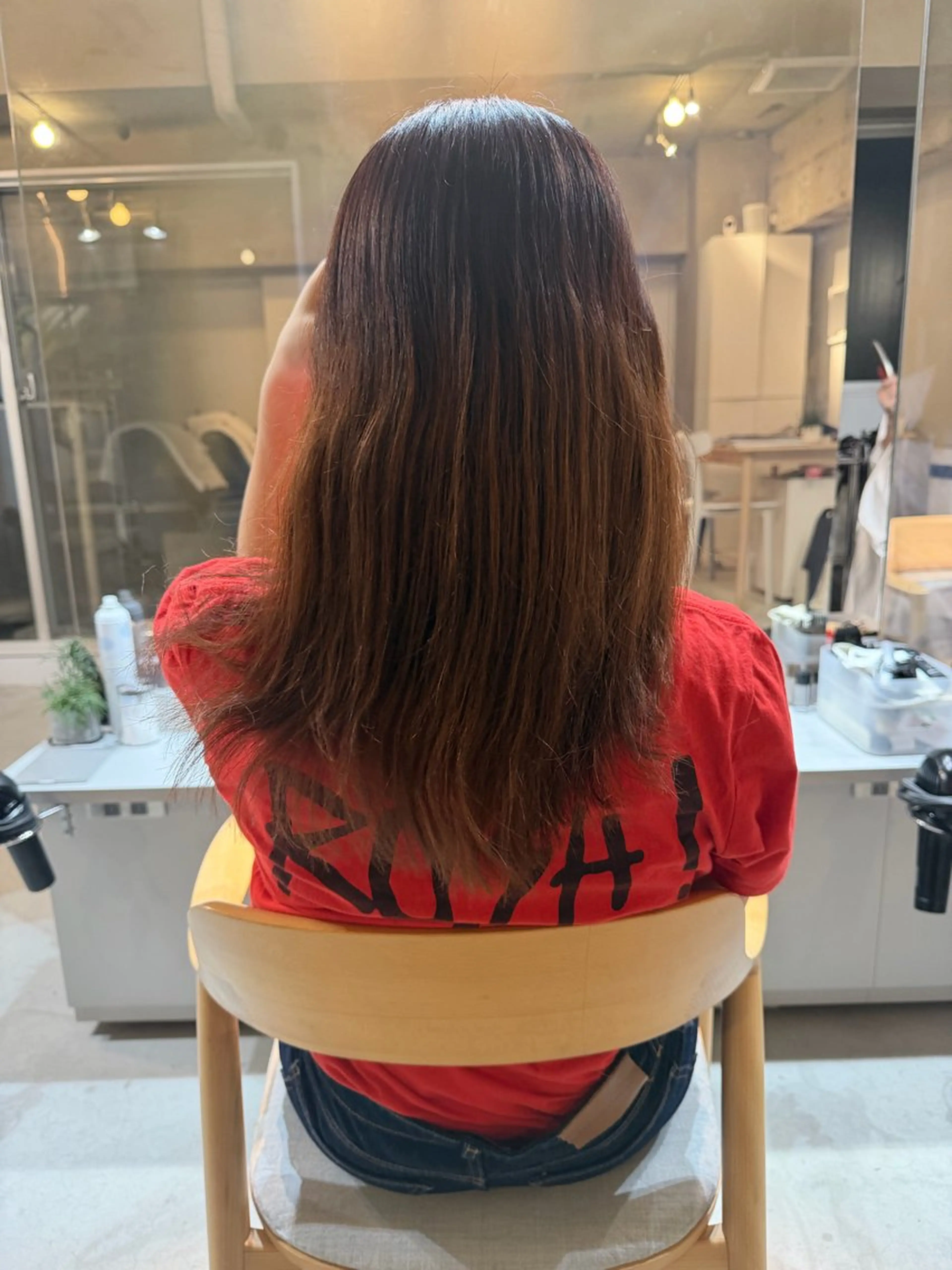ロング 中野 こころのヘアスタイル