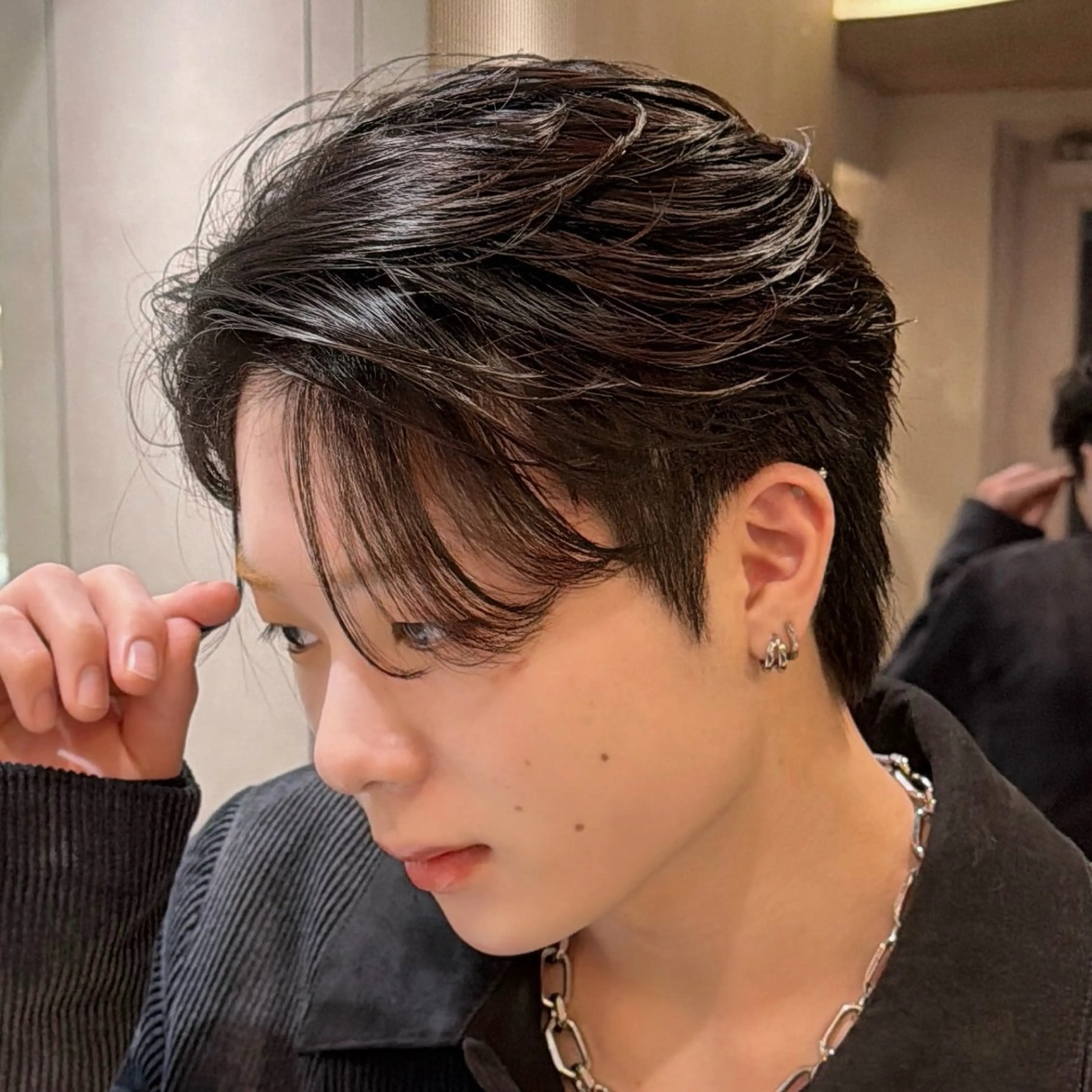 メンズ メンズ韓国風 カット トリートメント ヘッドスパ 【メンズ特化⚡️】 曲がる矯正/千原涼麻のヘアスタイル