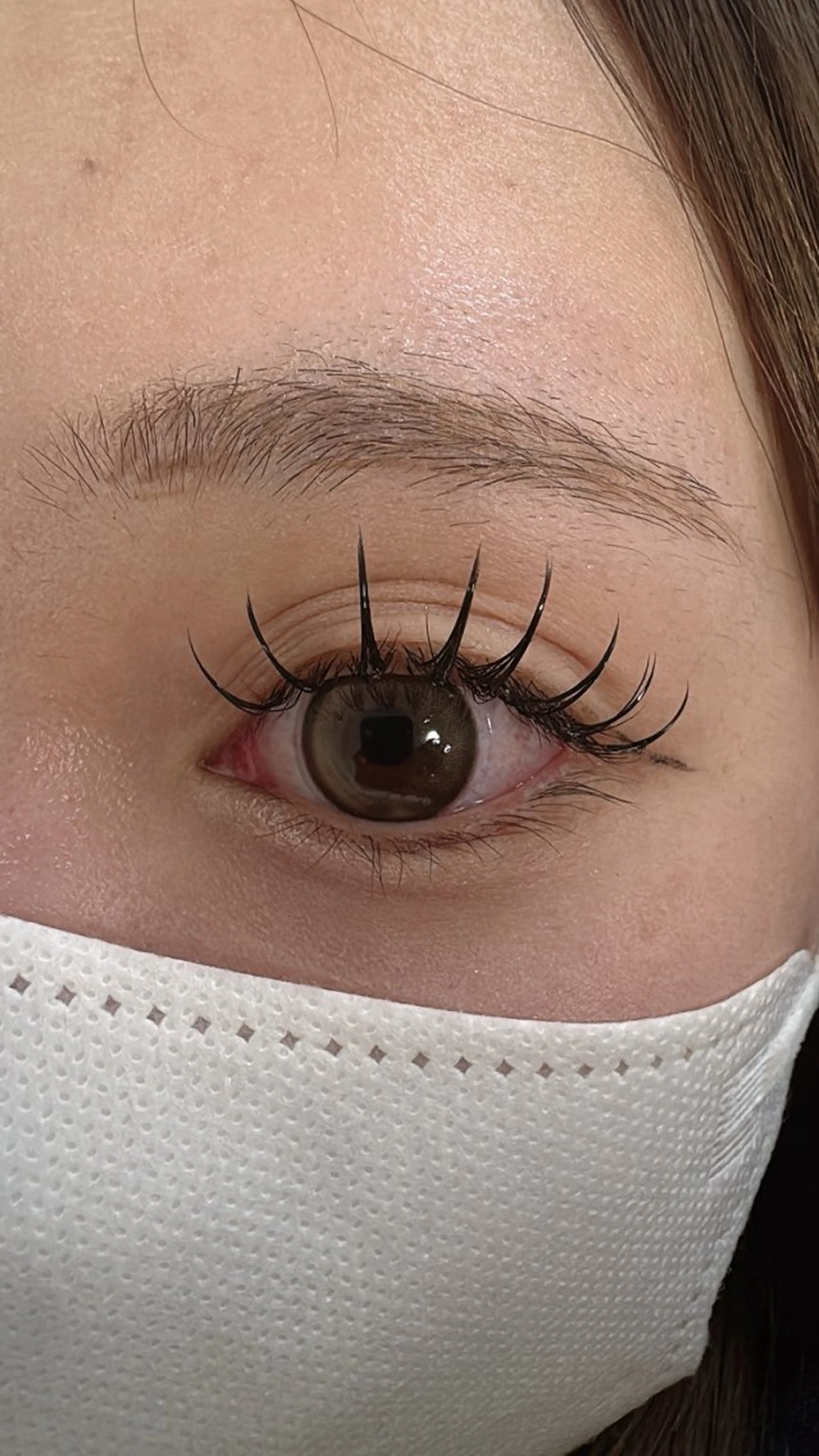 マツエク・マツパ 束感まつ毛 フラットラッシュ Lカール マツエク 池袋💖 チルザルトサロンのマツエク・マツパデザイン