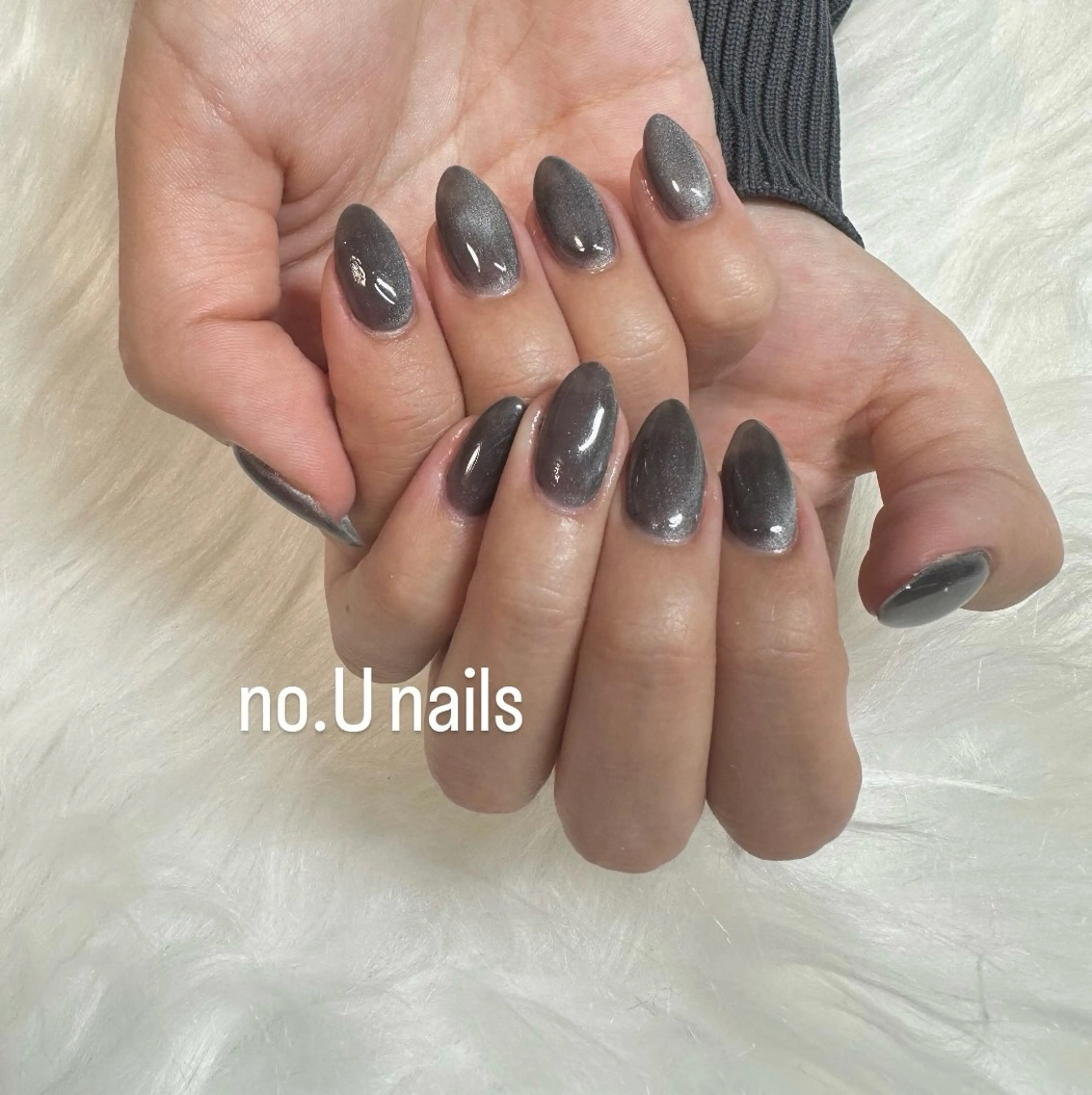 ネイル フラッシュネイル 韓国ネイル ラメ(グリッター) マグネットネイル シンプルネイル ハンドネイル no.U nailsのネイルデザイン