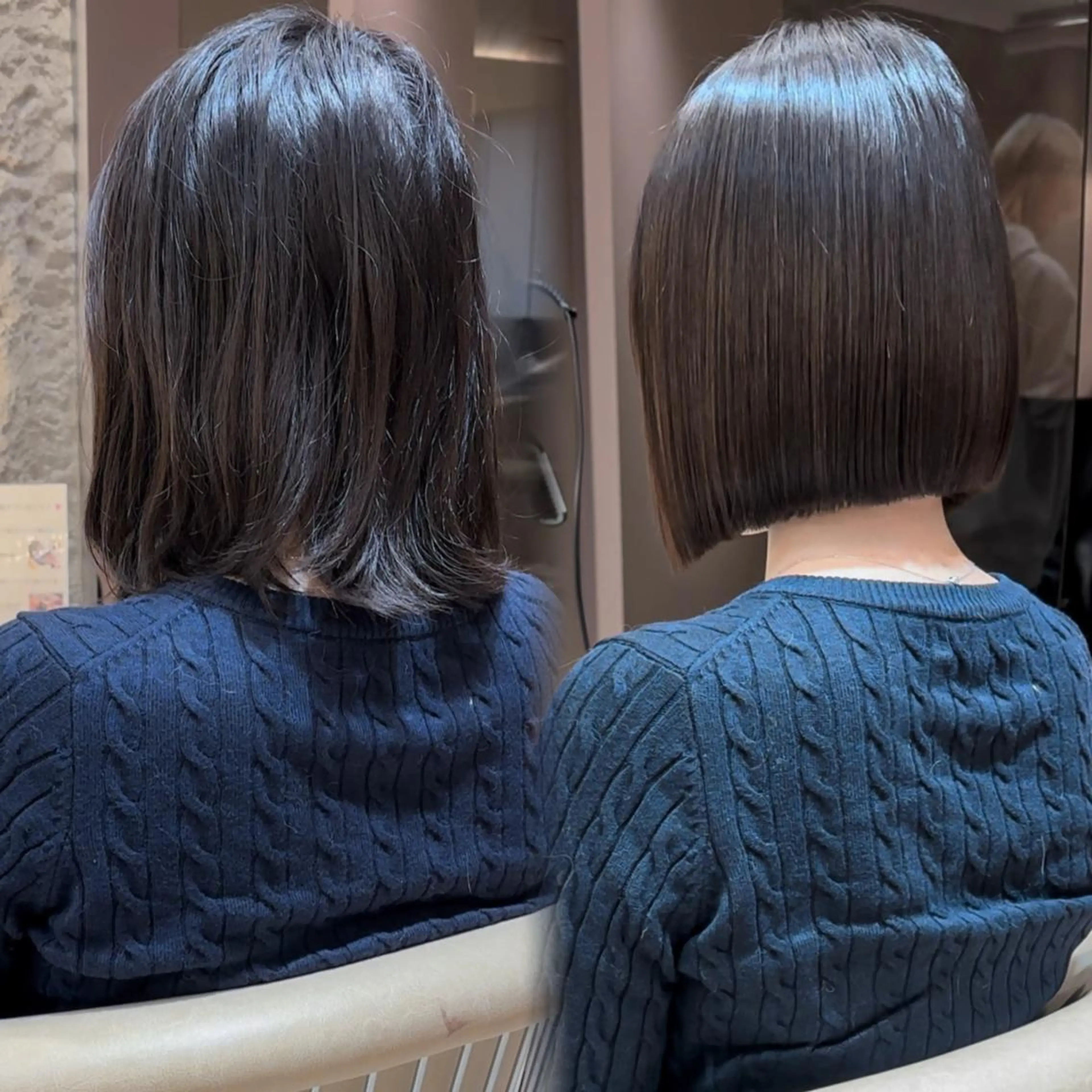 ❣️当日限定❣️骨格診断カット+髪質改善縮毛矯正+トリートメント【韓国/レイヤー/ボブ/ウルフ/ショート/前髪】の写真