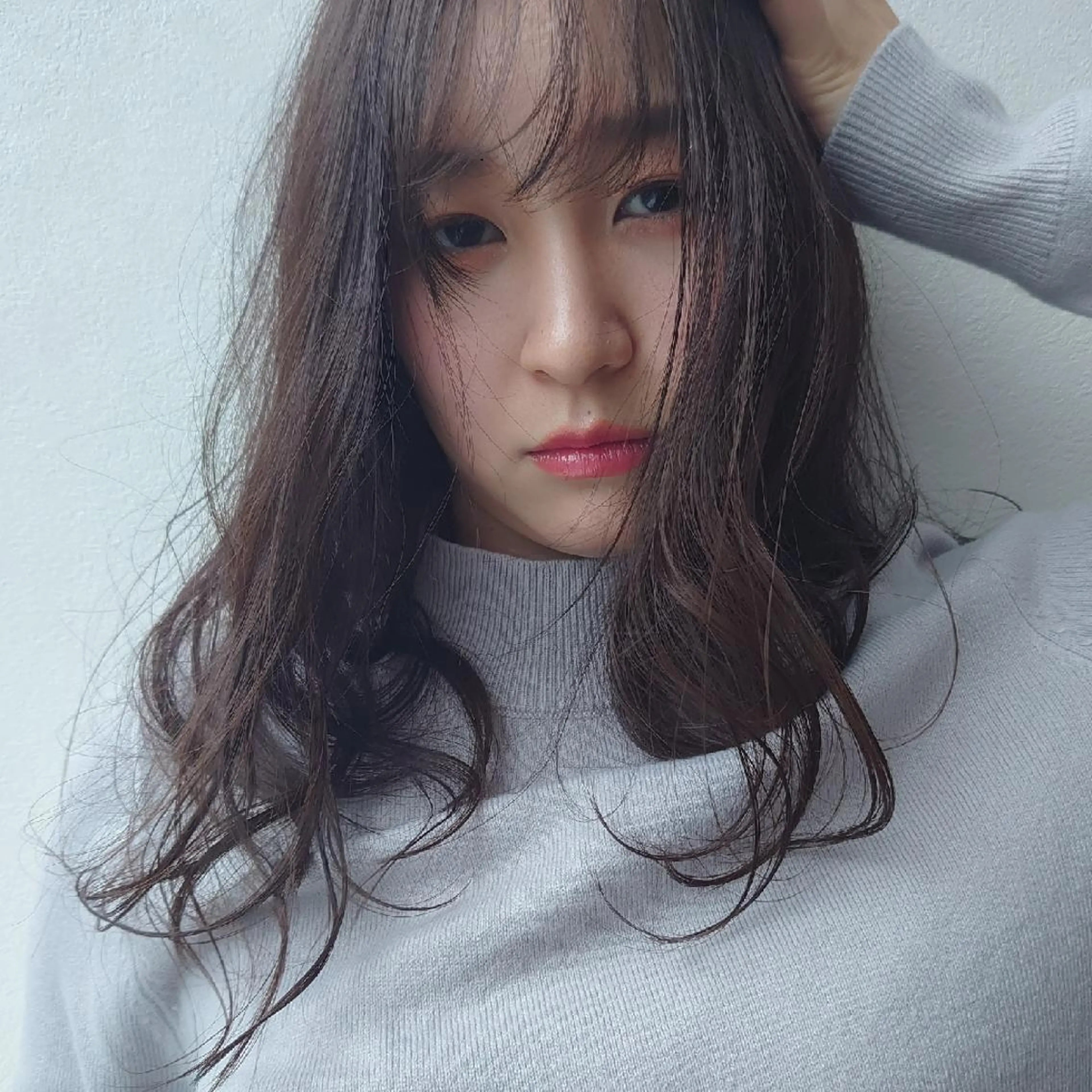 セミロング 髪質改善/ブリーチ 田代 龍我のヘアスタイル