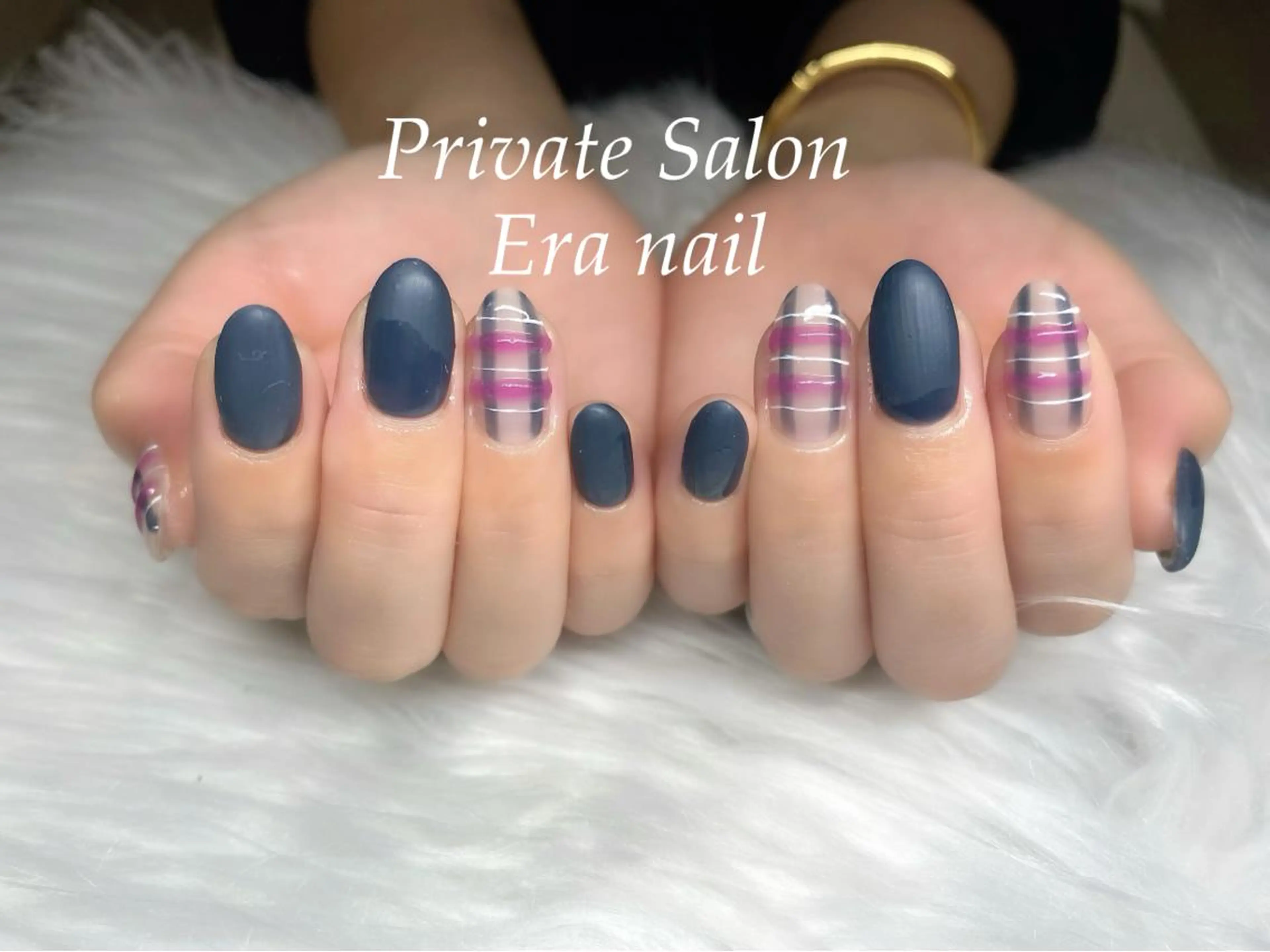 ネイル マットネイル ハンドネイル Era nailのネイルデザイン