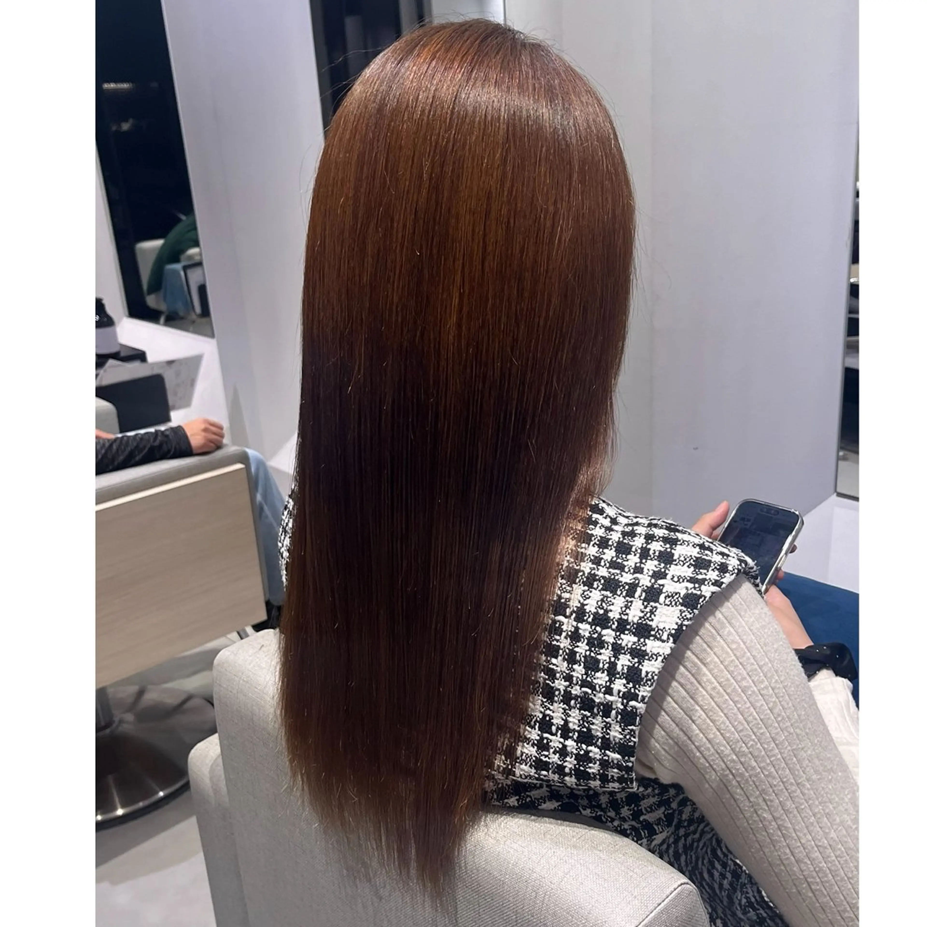 セミロング カラー トリートメント トリートメント stair:case所属・stair：case 💟川部　陽子💟のヘアスタイル