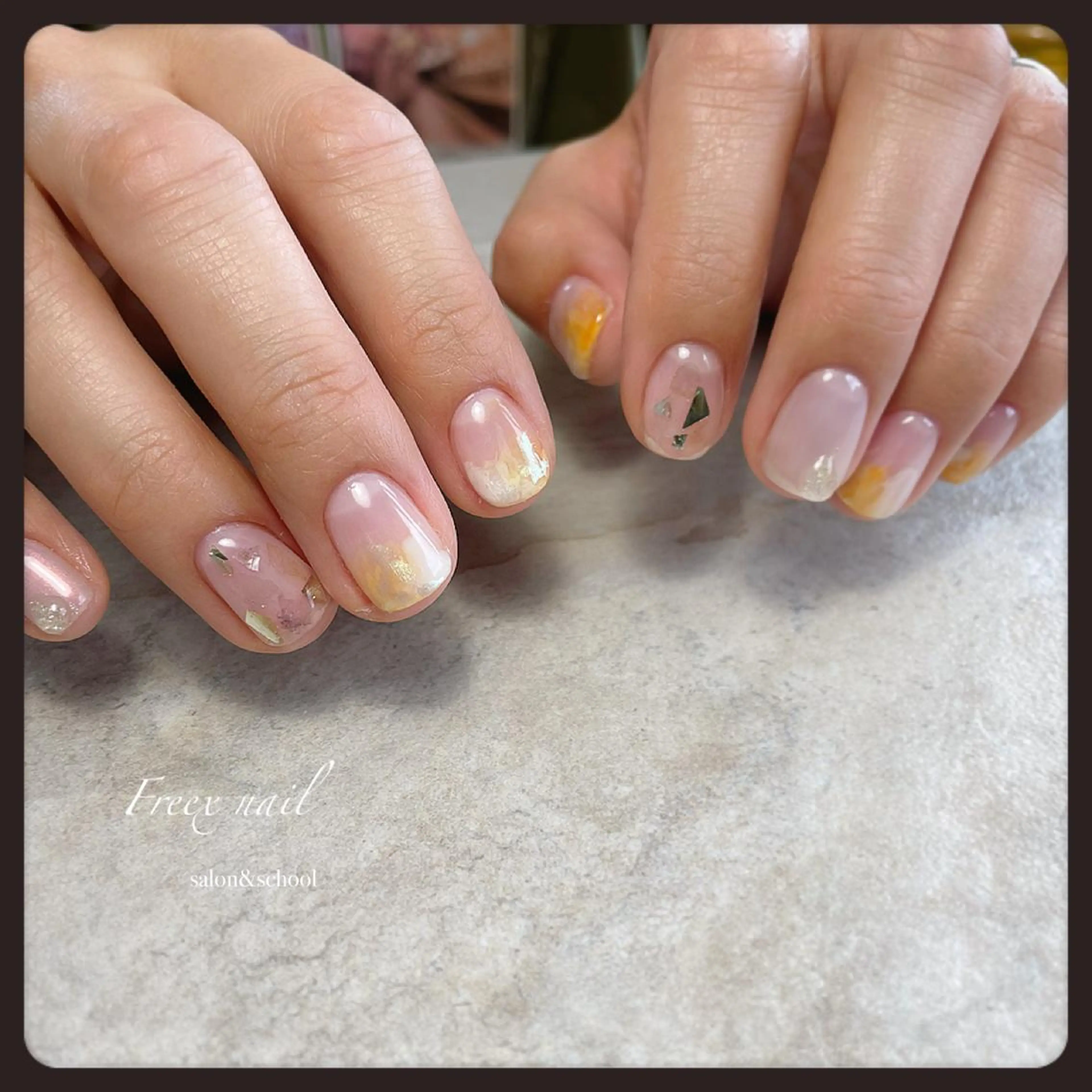 ネイル ニュアンスネイル ハンドネイル ハンドケア freex nail /ニュアンス/個性派のネイルデザイン