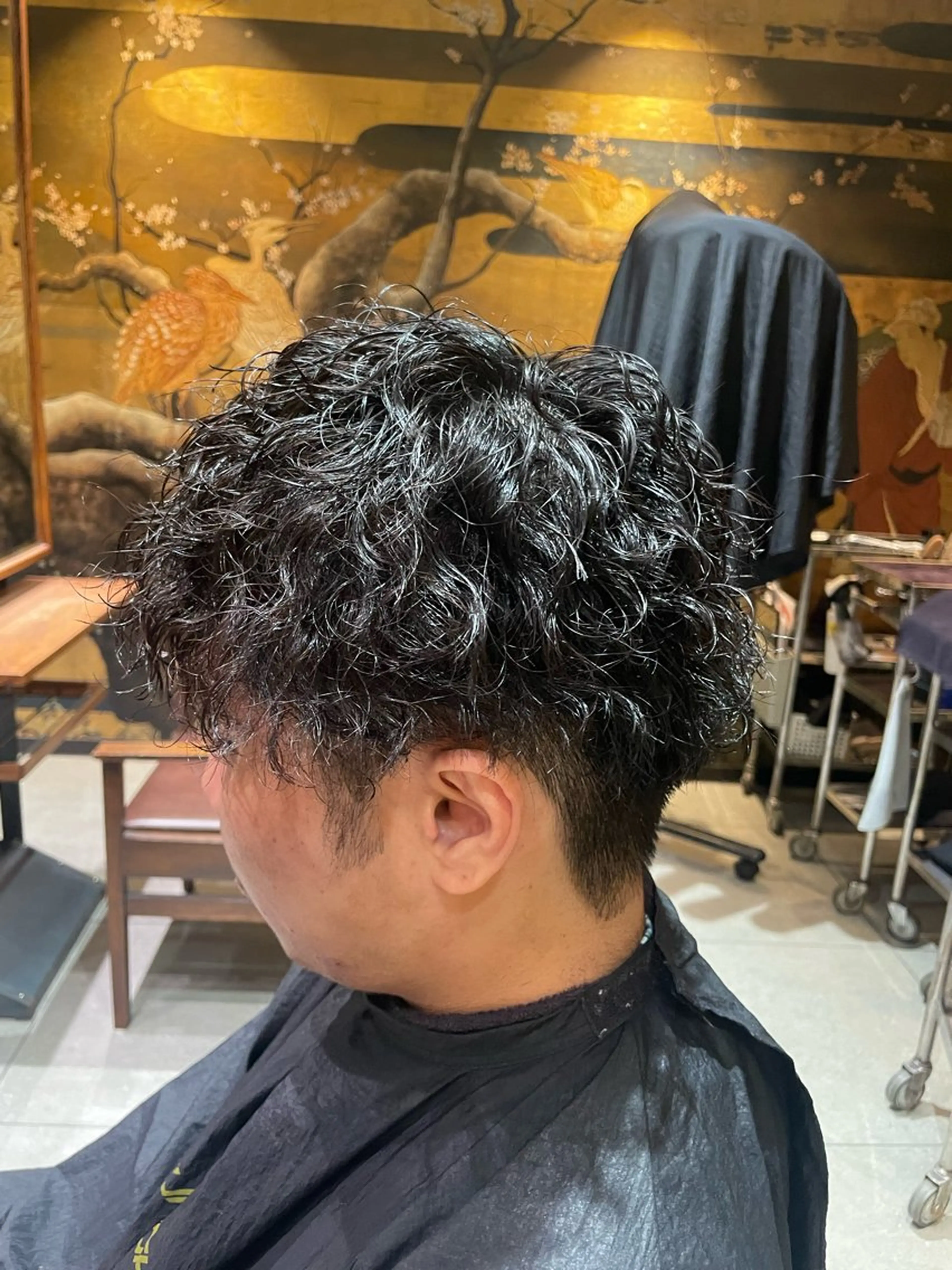 パーマ メンズ カット パーマ 【メンズ限定】原 唯登のヘアスタイル