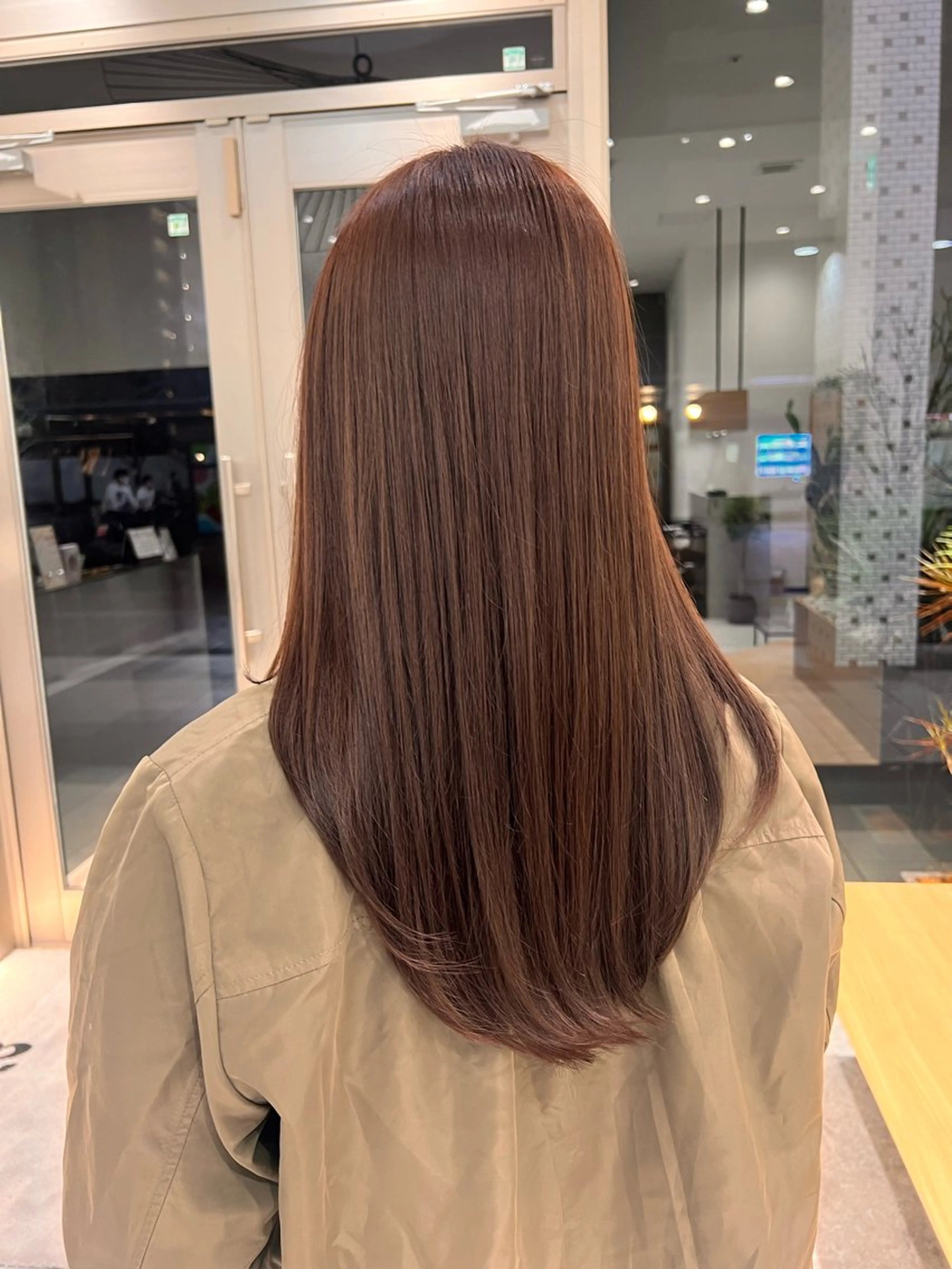 セミロング 髪質改善/レイヤー 暖色/shiinaのヘアスタイル