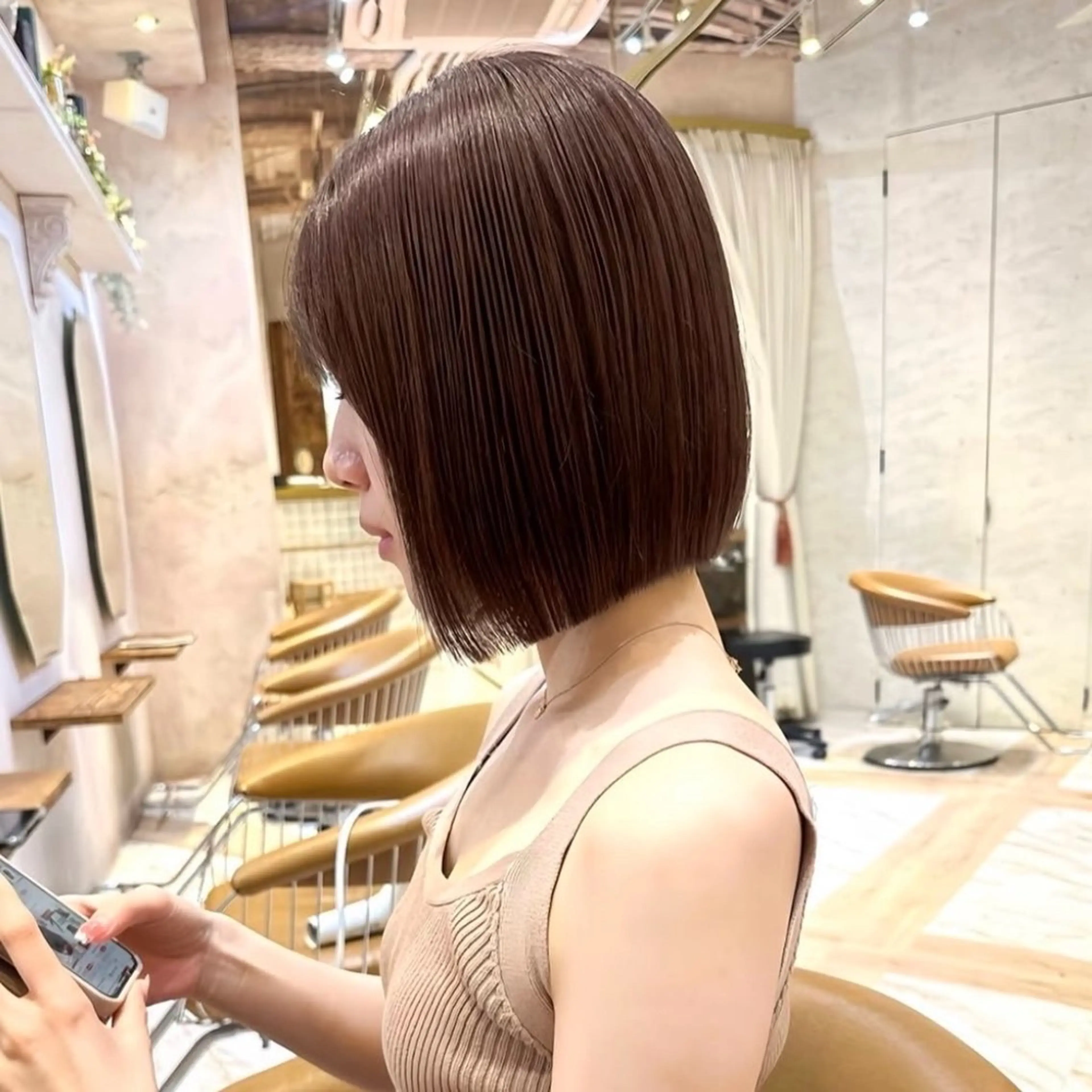 ショート カット ヘアカラー トリートメント 髪質改善/縮毛矯正 松原和志のヘアスタイル