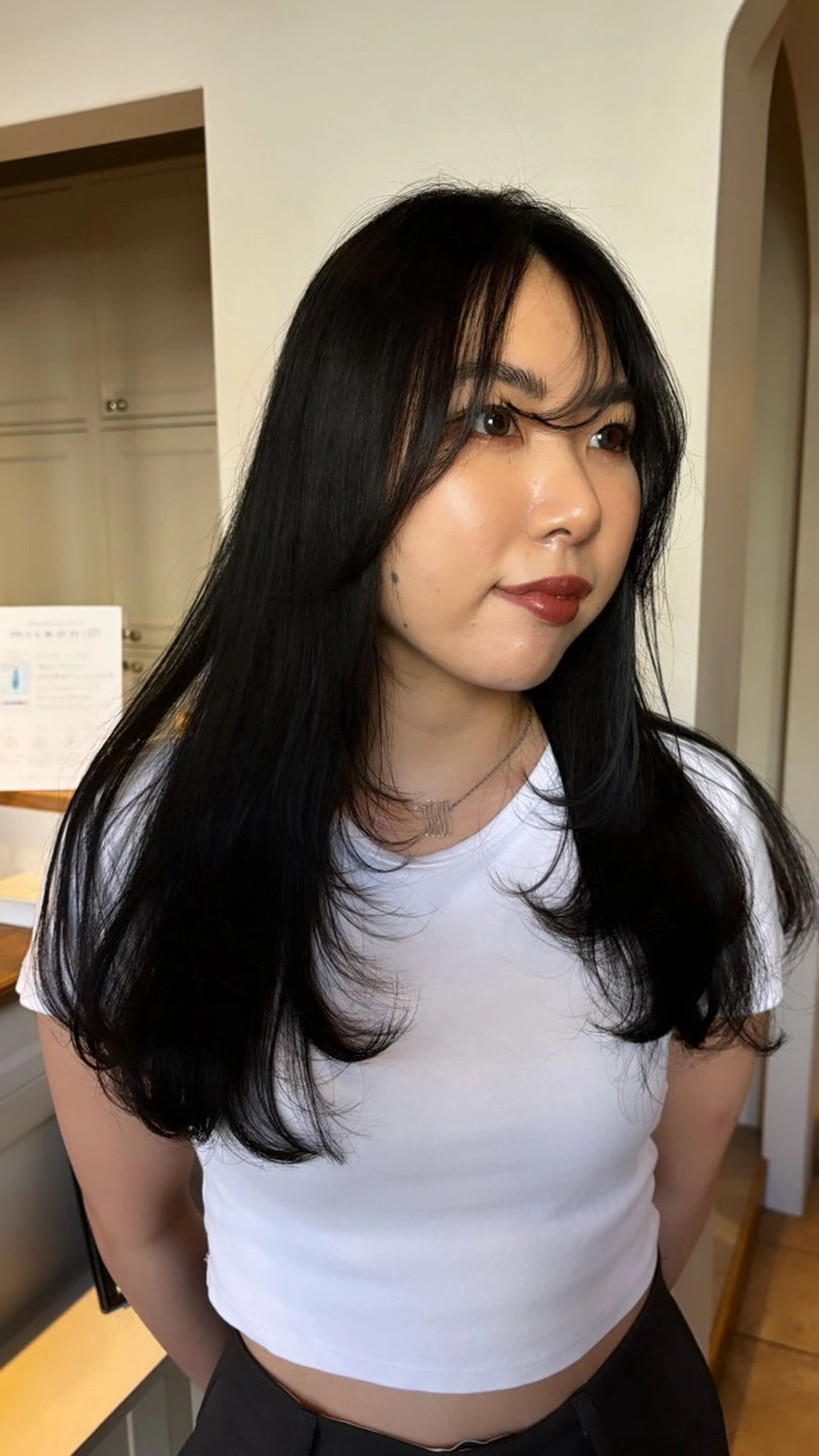 ロング ハイレイヤー レイヤーカット カット ヘアカラー 透明感カラー🎀 tasty／makoのヘアスタイル