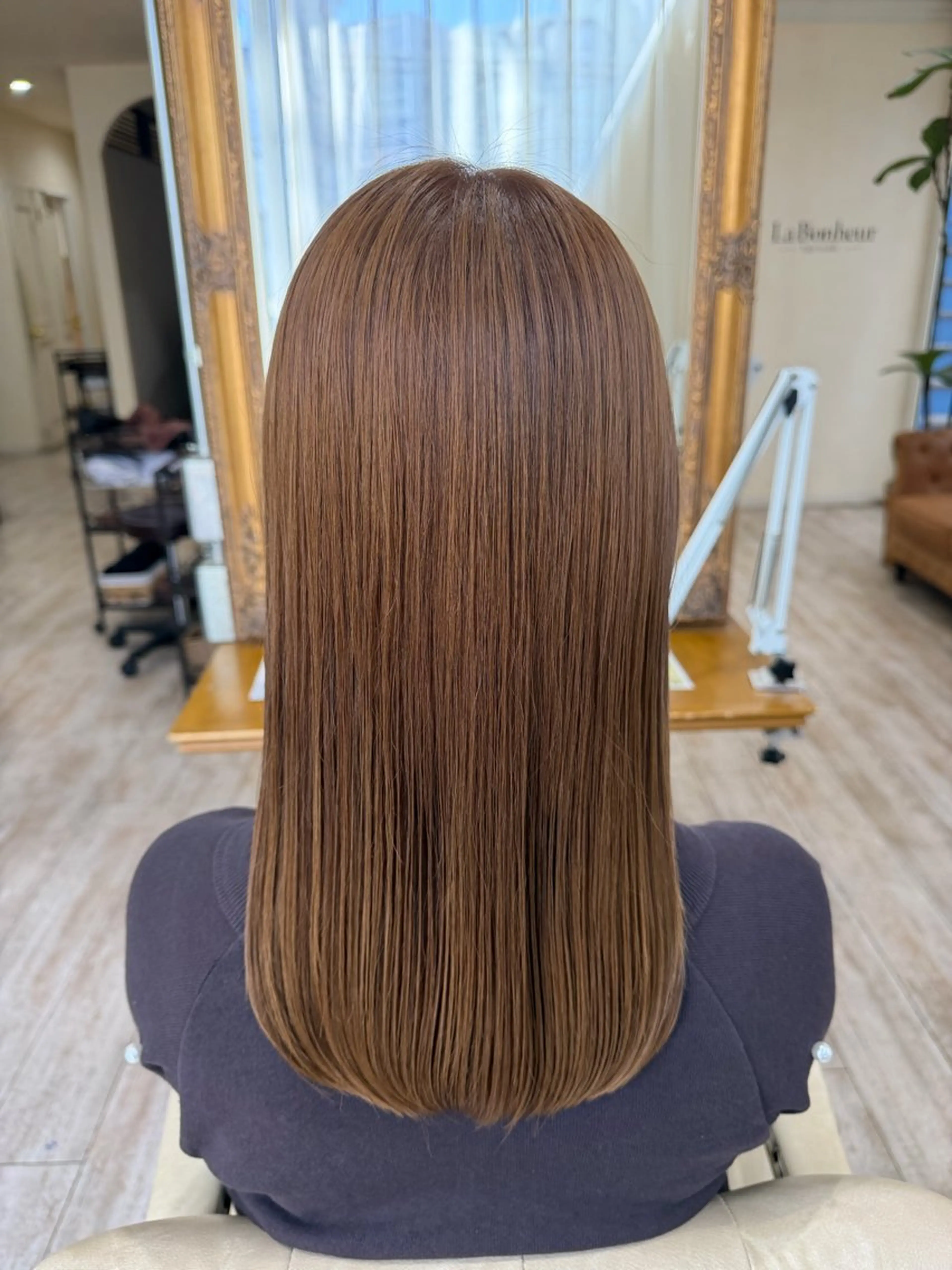 ロング カラー 髪質改善 レイヤーカット ロング カット ヘアカラー 縮毛矯正 トリートメント 新越谷noble店長 松本拓也▶◀*.のヘアスタイル