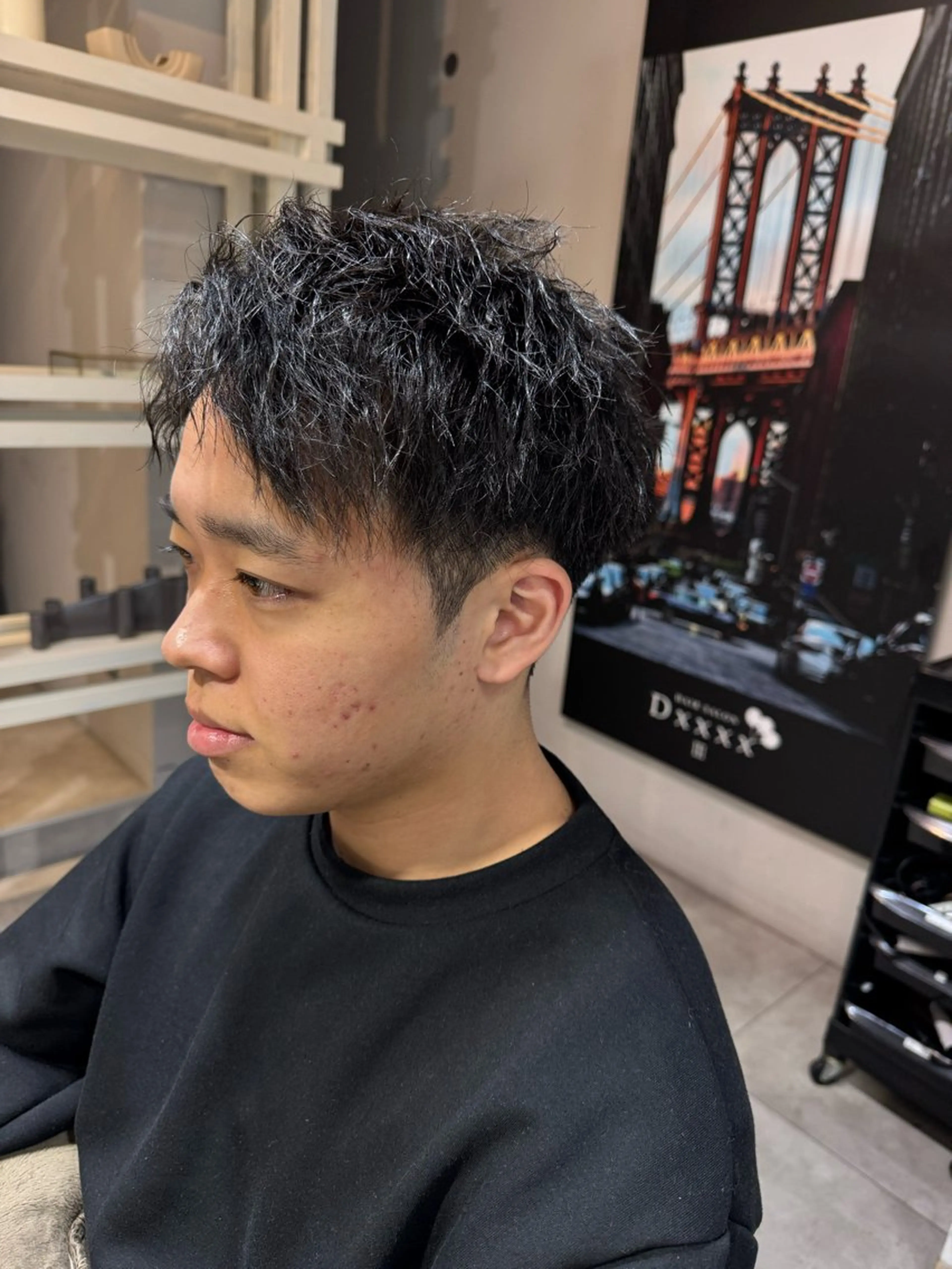 ショート パーマ メンズ メンズパーマ メンズショート ショートヘア カット パーマ トリートメント 似合う髪型が 分からない方へのヘアスタイル