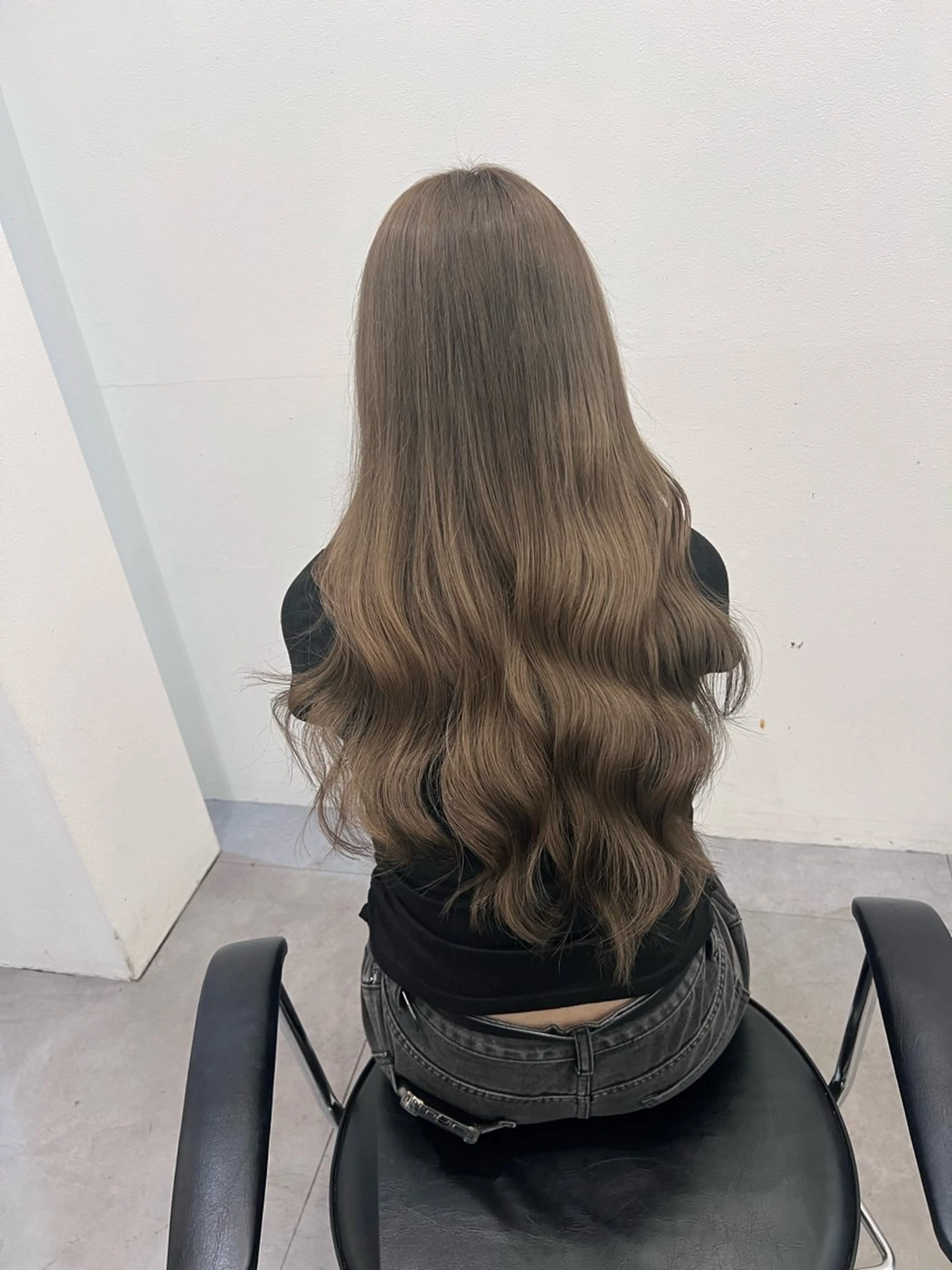 ロング ヘアカラー トリートメント しゅういち/赤み消し カラー特化のヘアスタイル