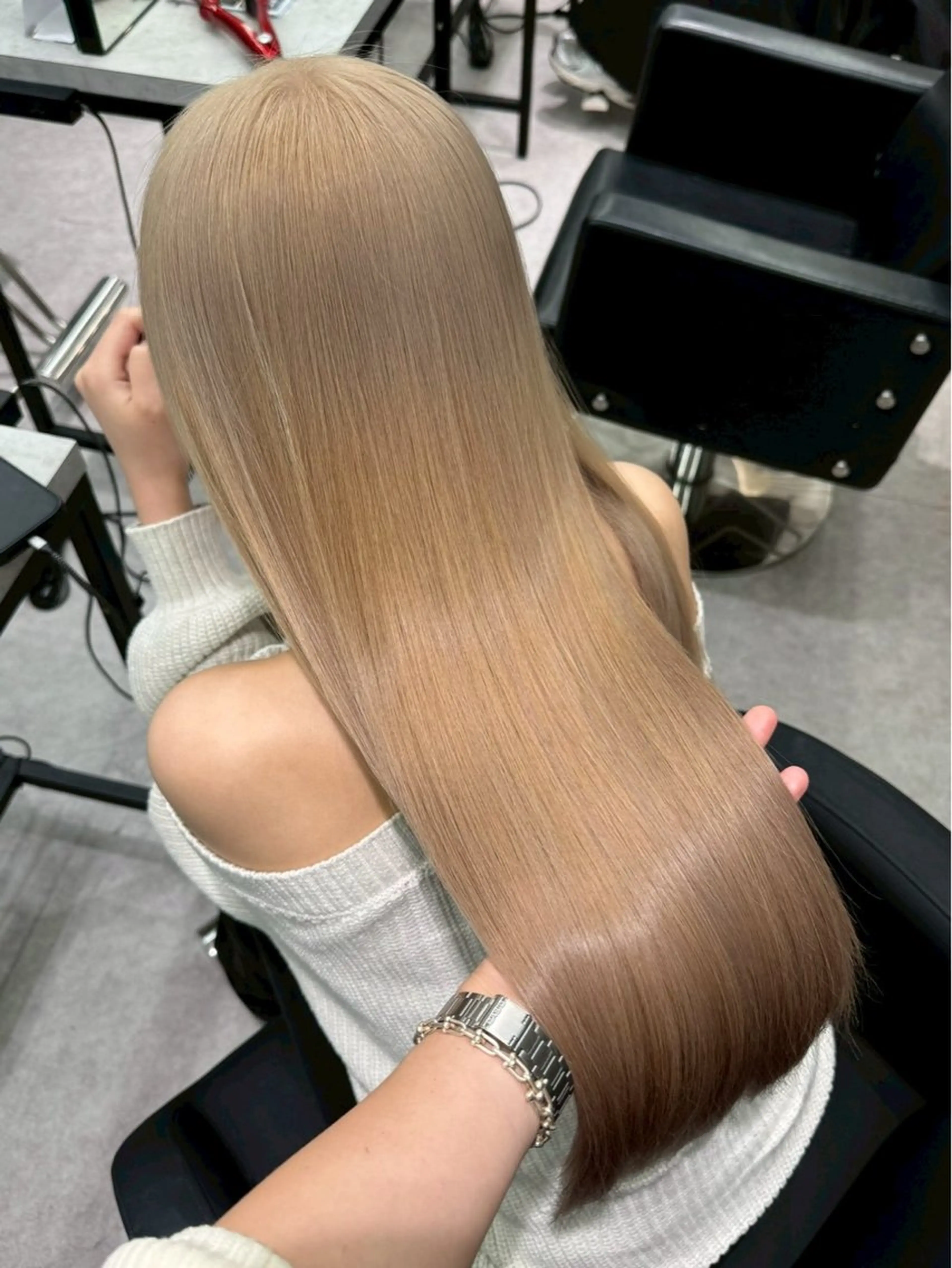 カラー ヘアカラー ミルクティー/渋谷 shunta🌟🌟のヘアスタイル