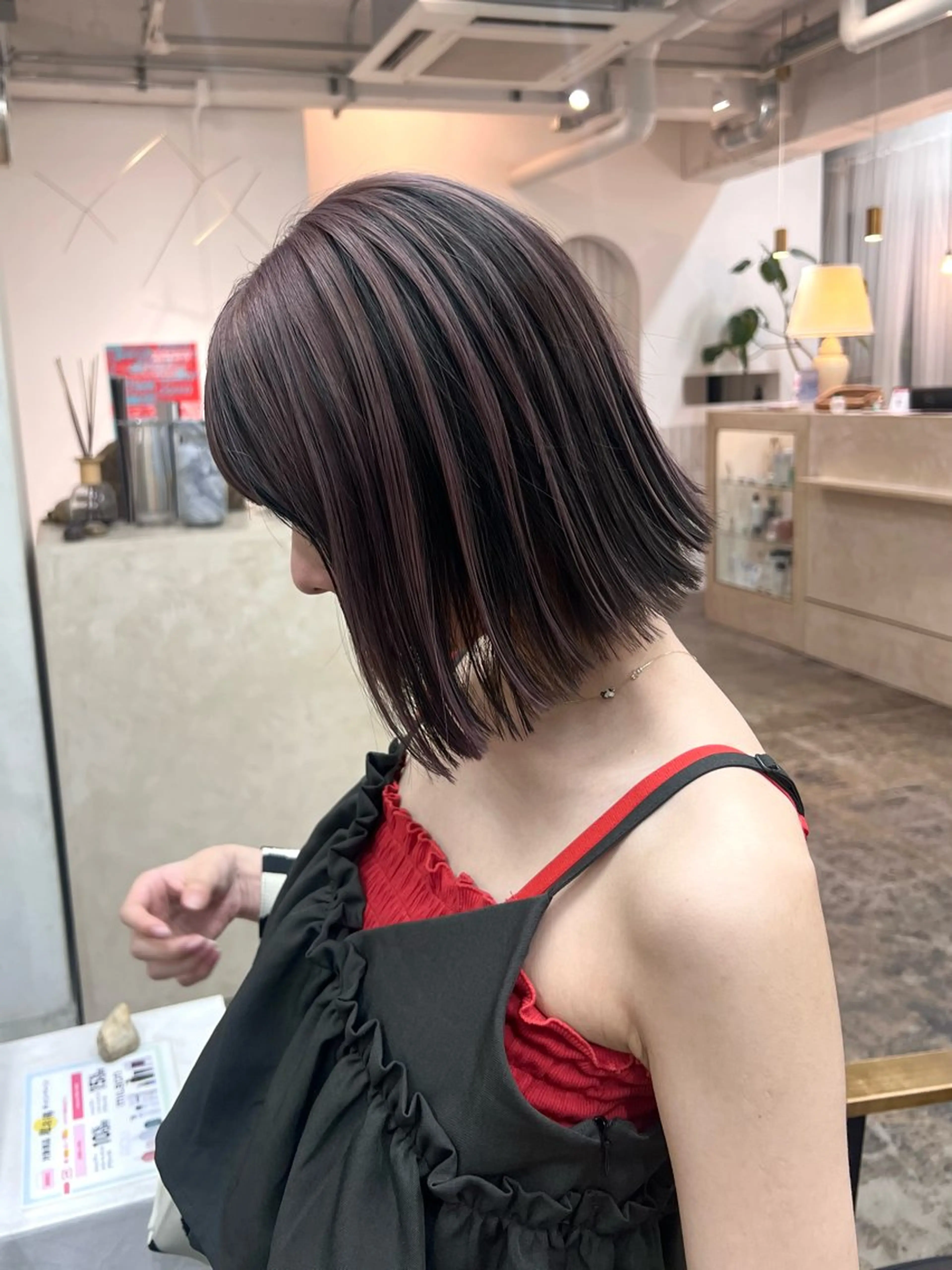 ショート カラー ヘアカラー Terve. 赤松 メイのヘアスタイル