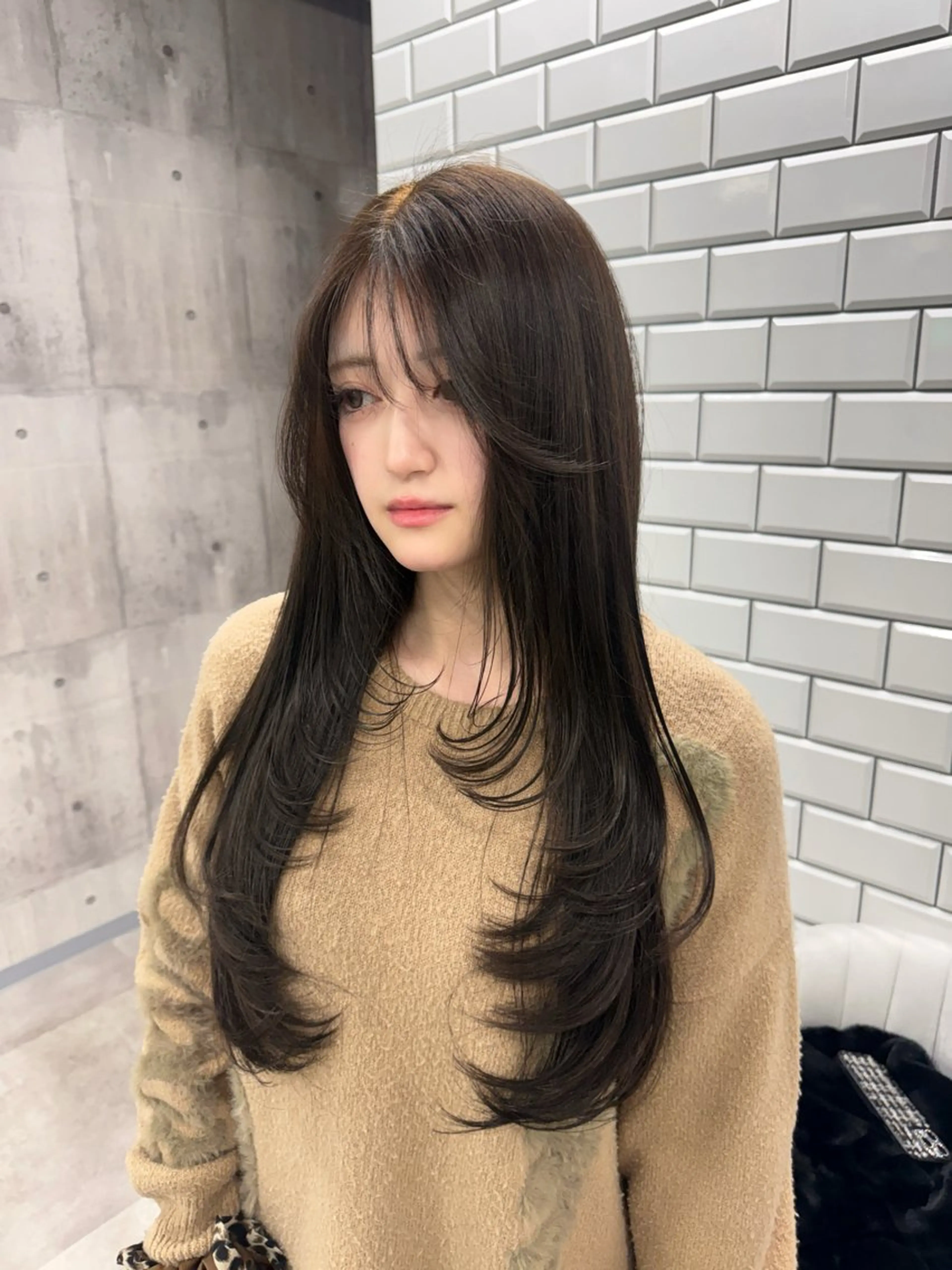 ロング カット ayano /レイヤー/艶カラーのヘアスタイル