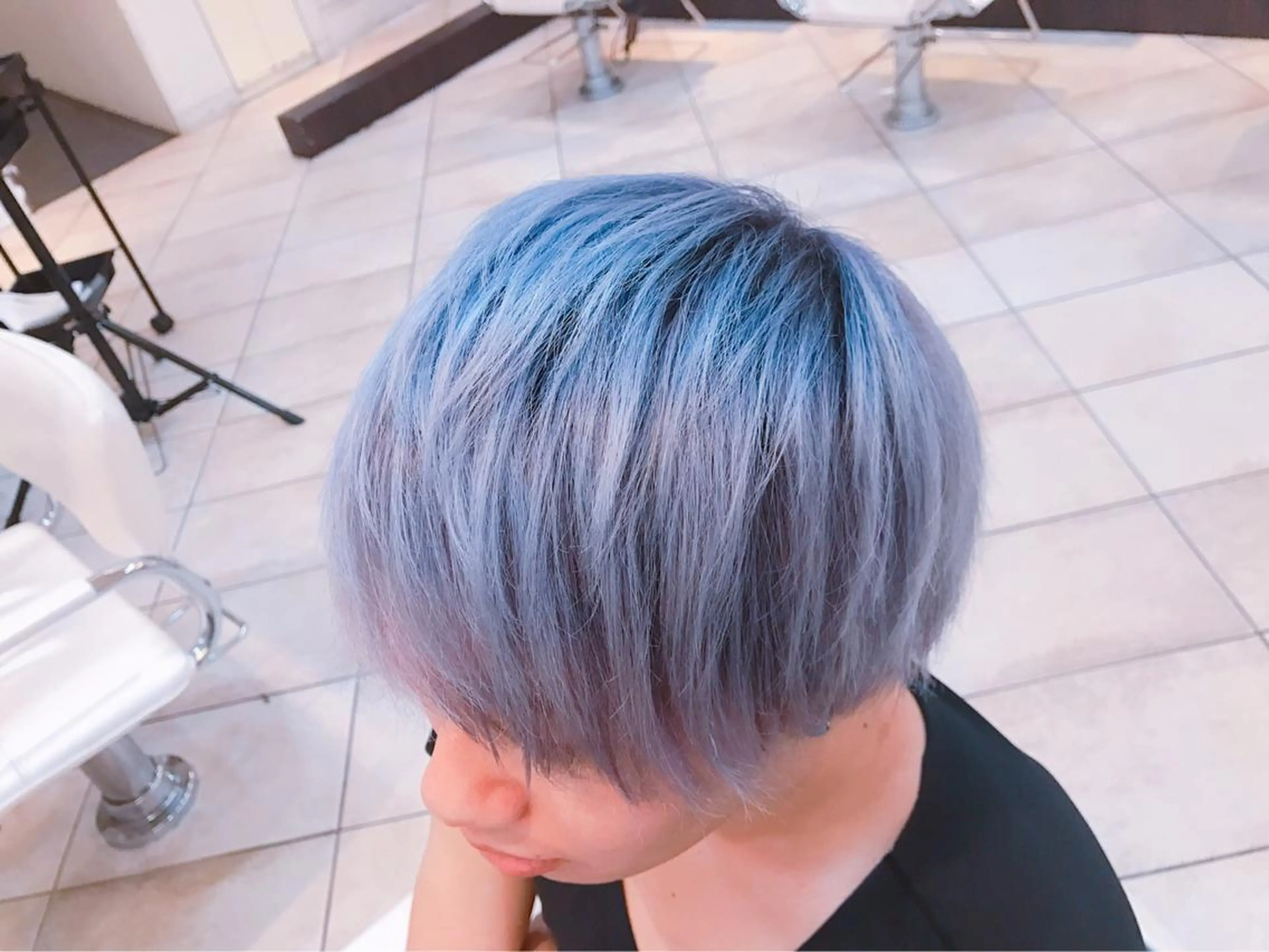 ショート カラー メンズ 美容室 HAKUAのヘアスタイル