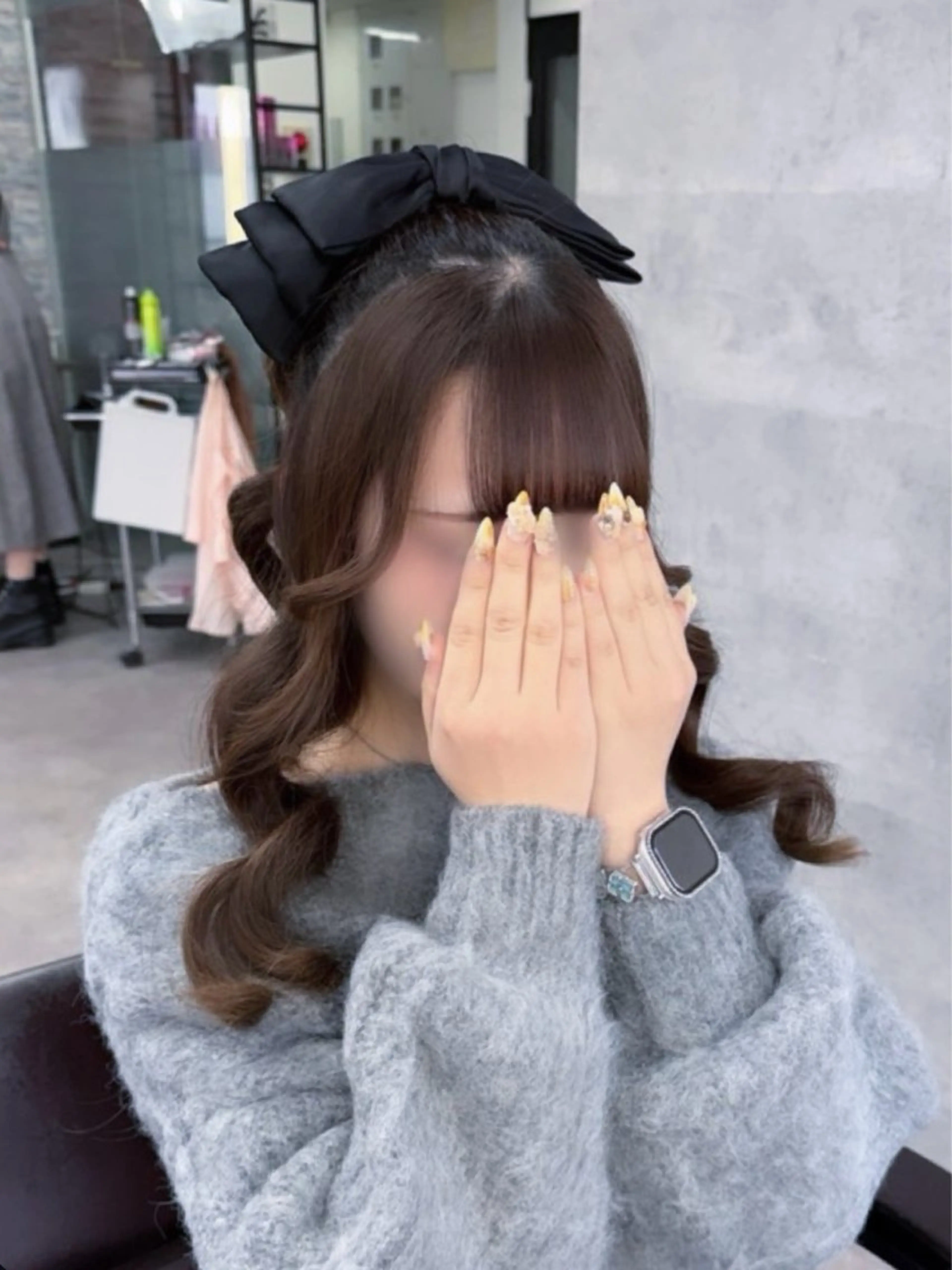 ロング OZ梅田♡ ゆはなブリーチのヘアスタイル