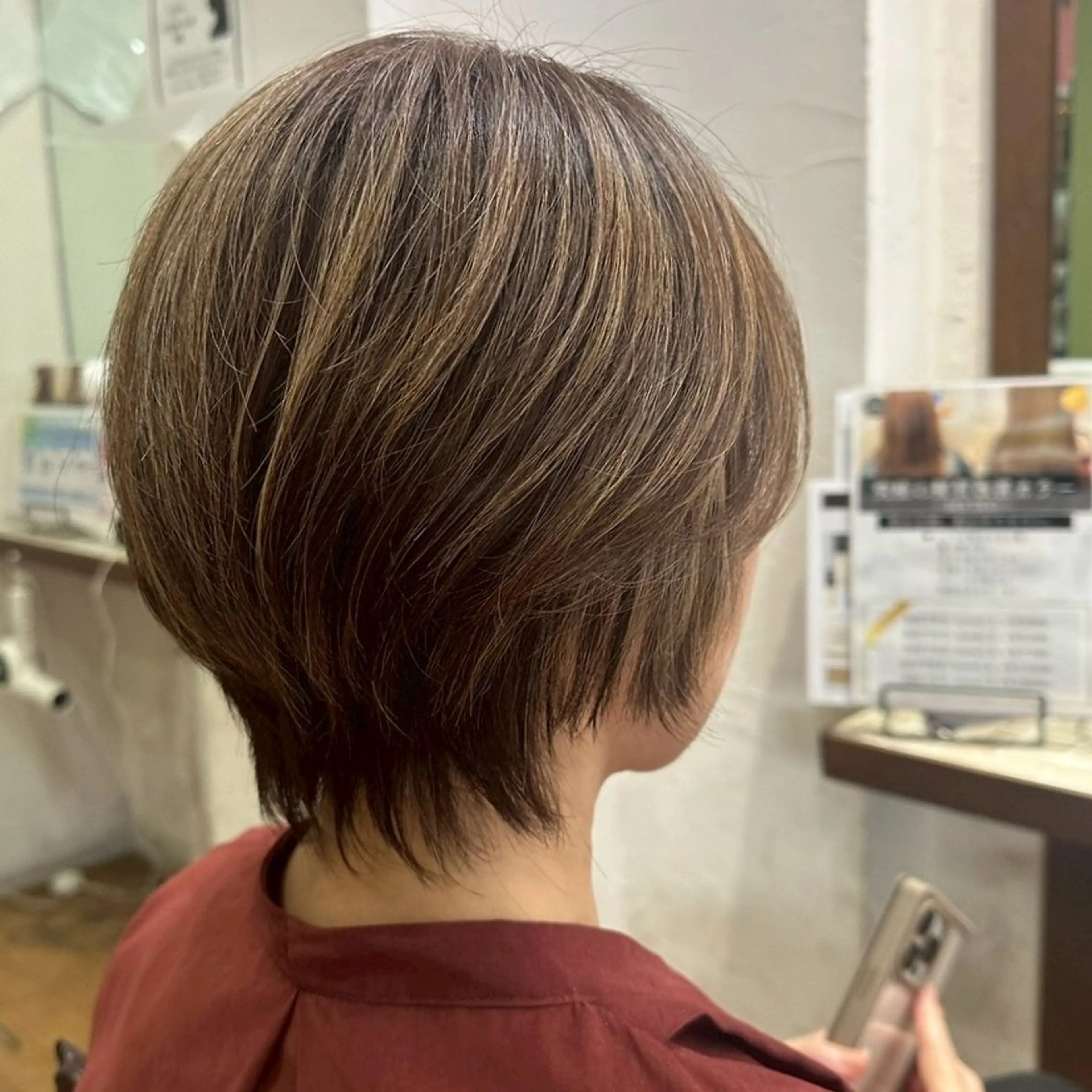 ショート カラー 無料モデル募集中🫧 田村 羽夏のヘアスタイル