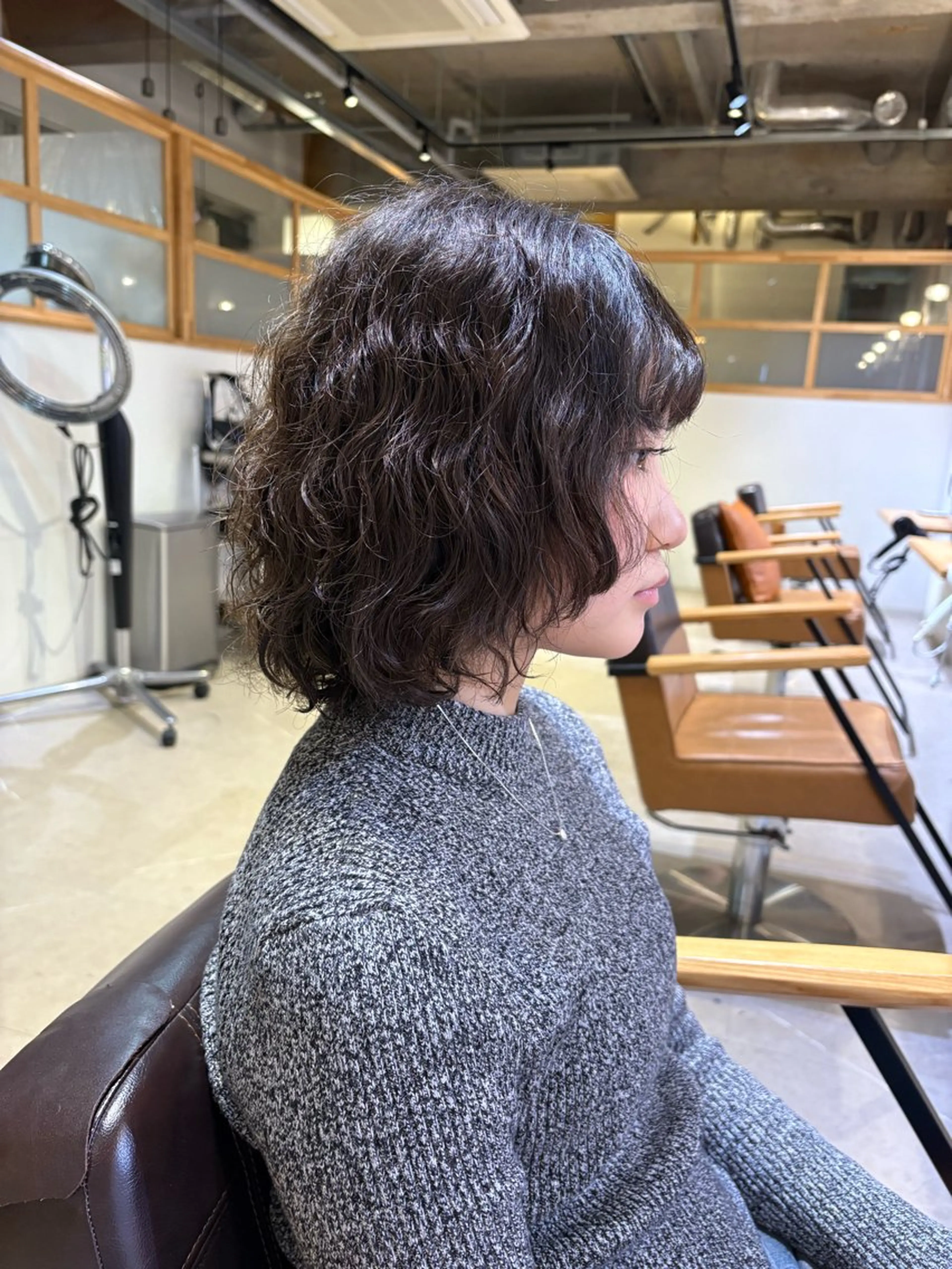 ショート パーマ レイヤーカット カット パーマ SHICUNE /ミホのヘアスタイル