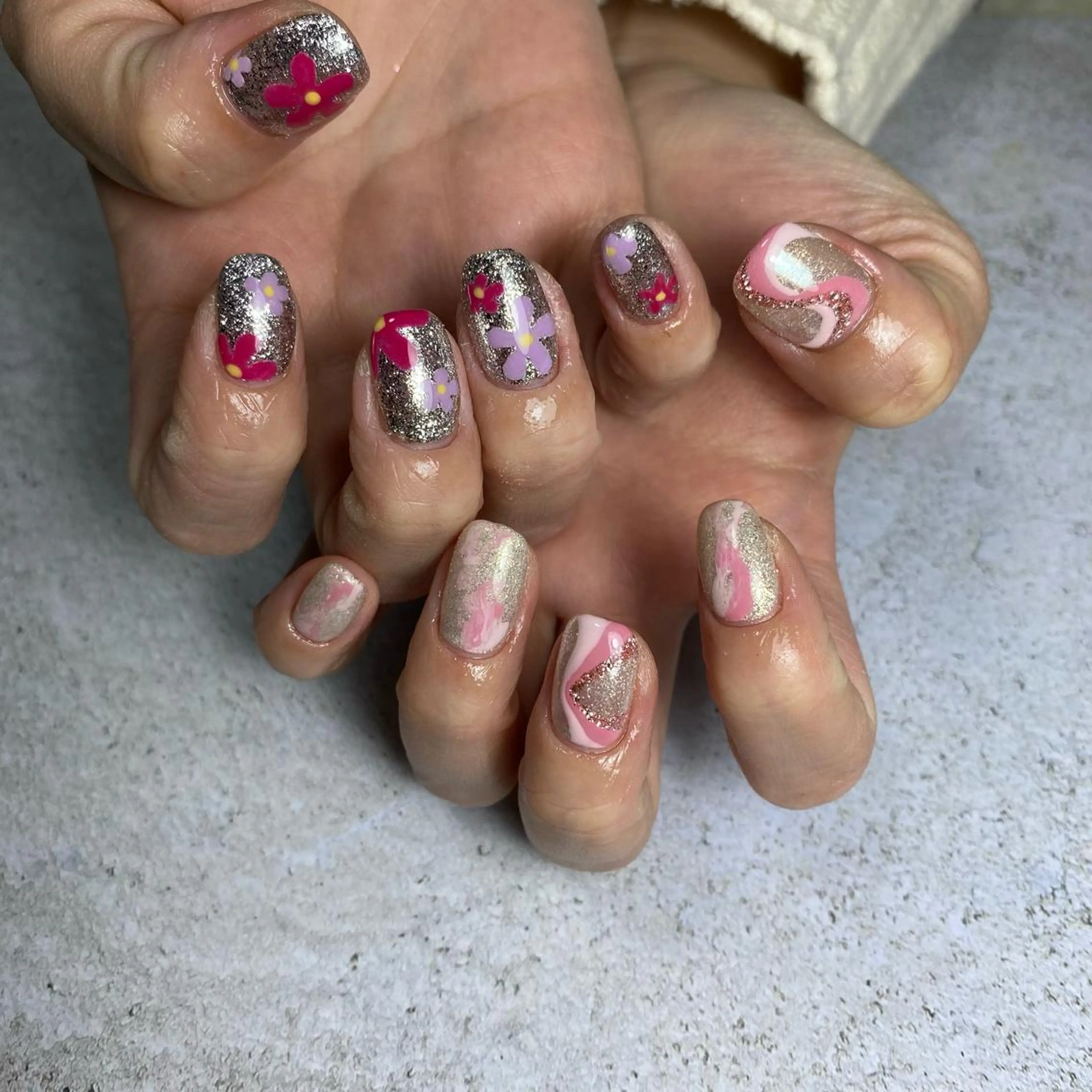 ネイル ハンドネイル ☺︎ NOZOMI☺︎のネイルデザイン