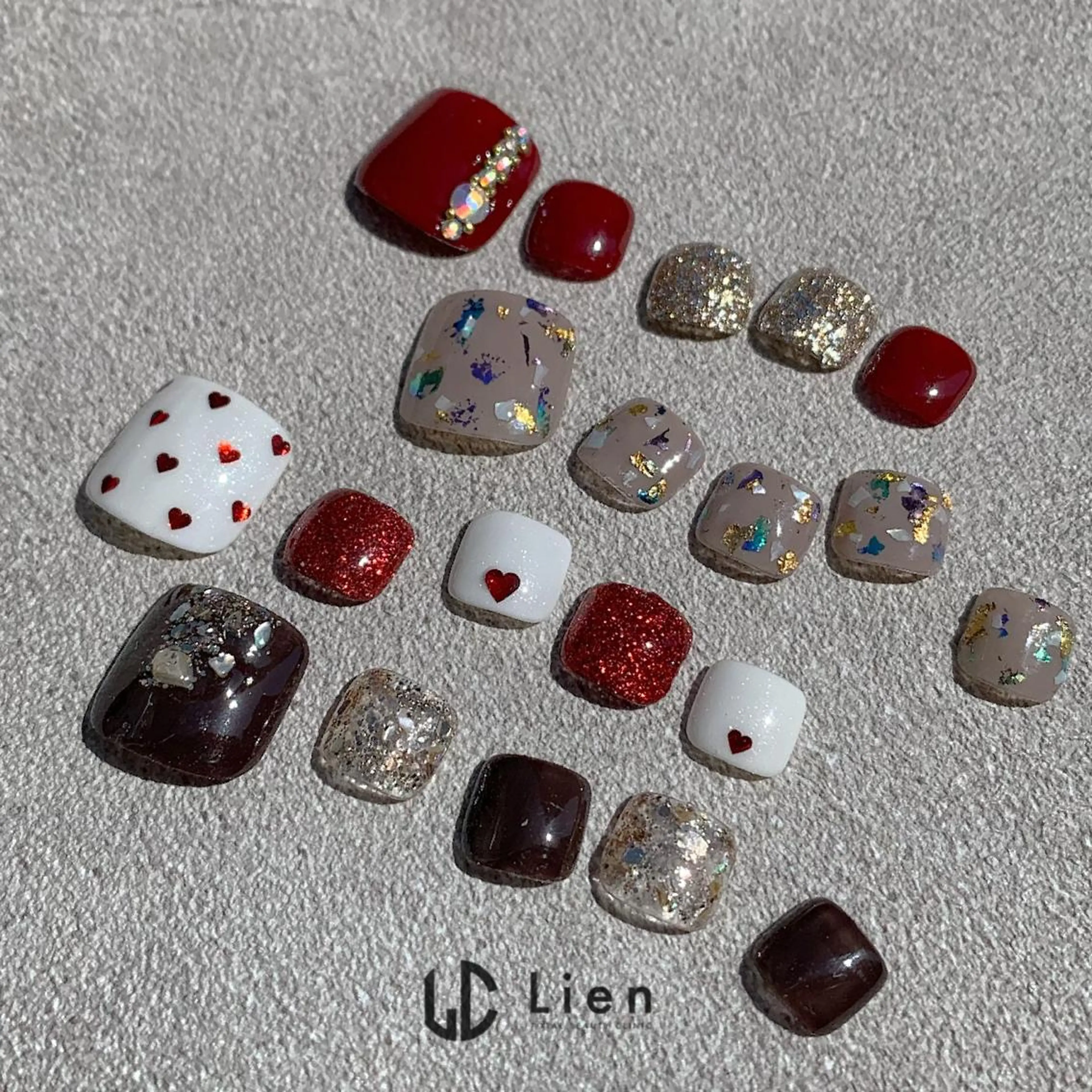 ネイル フットネイル 山田 真里のネイルデザイン