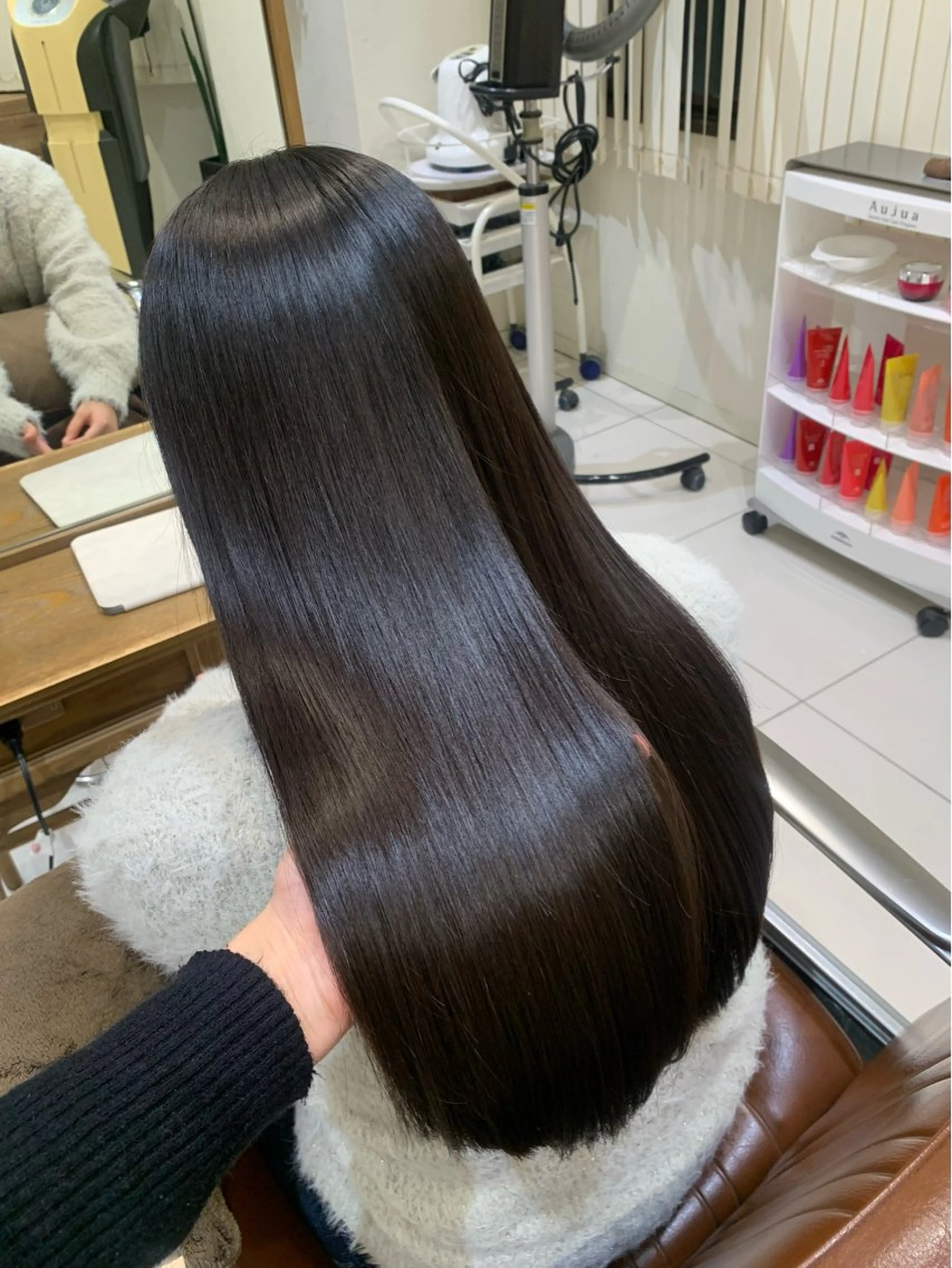 ロング 縮毛矯正 本厚木で叶う艶カラー /AYAMI🎀のヘアスタイル