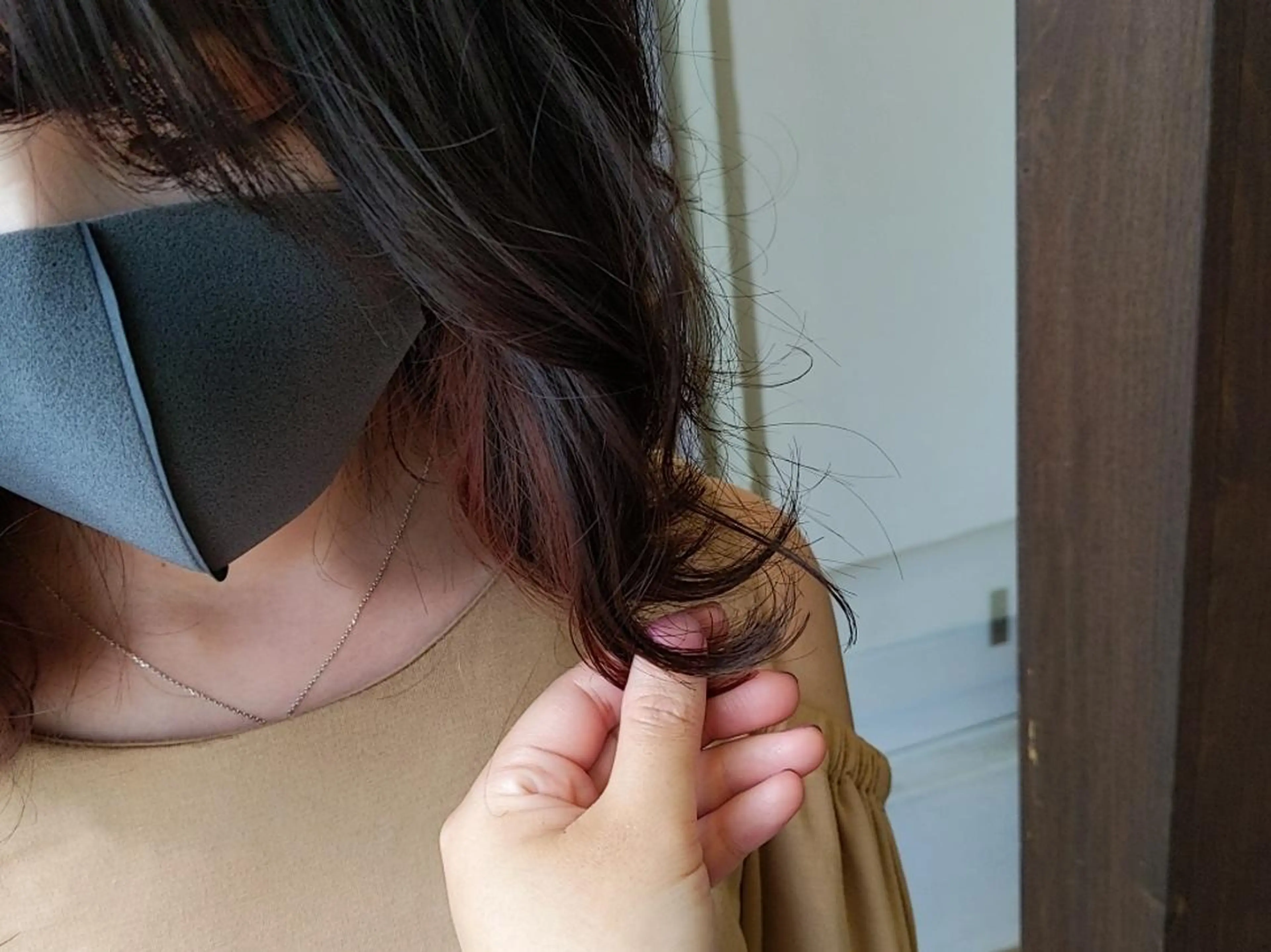 ミディアム カラー インナーカラー 髪質改善&白髪ぼかし カラー♡店長みやけ♡のヘアスタイル