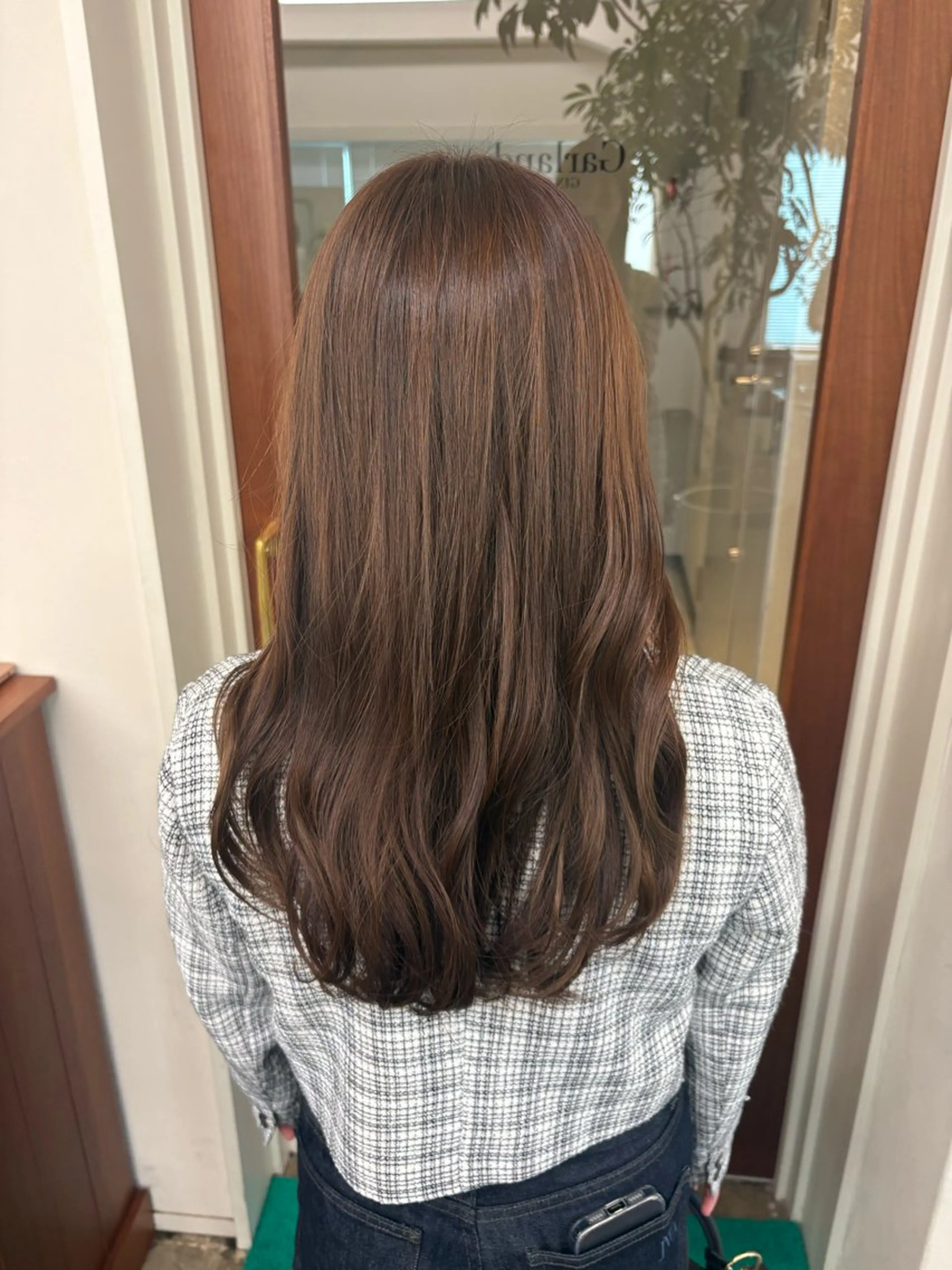 セミロング 透明感カラー/顔周り カット/ののか💞のヘアスタイル