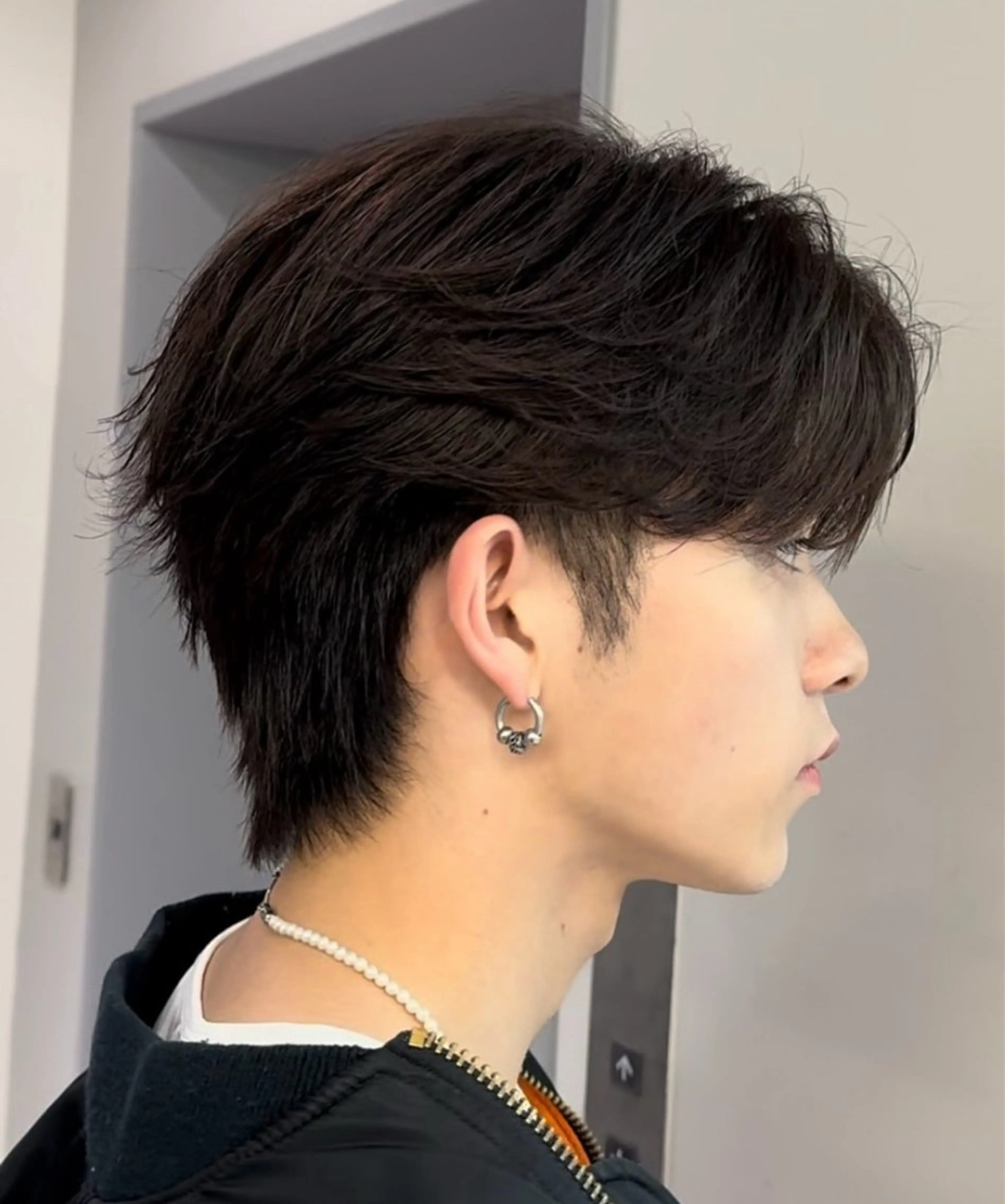 カット＋フェザーパーマの写真