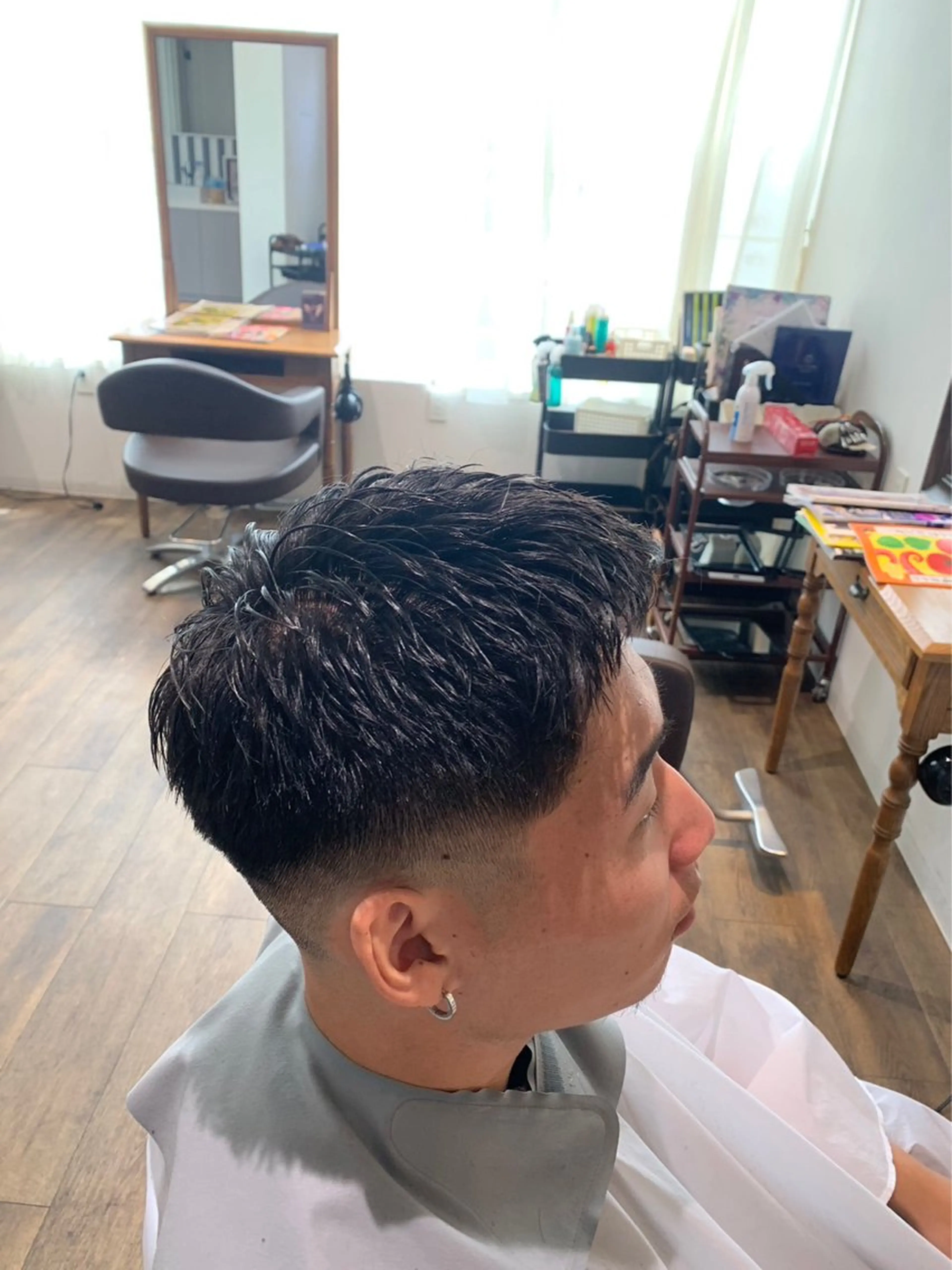 ショート メンズ 李 泰宇のヘアスタイル