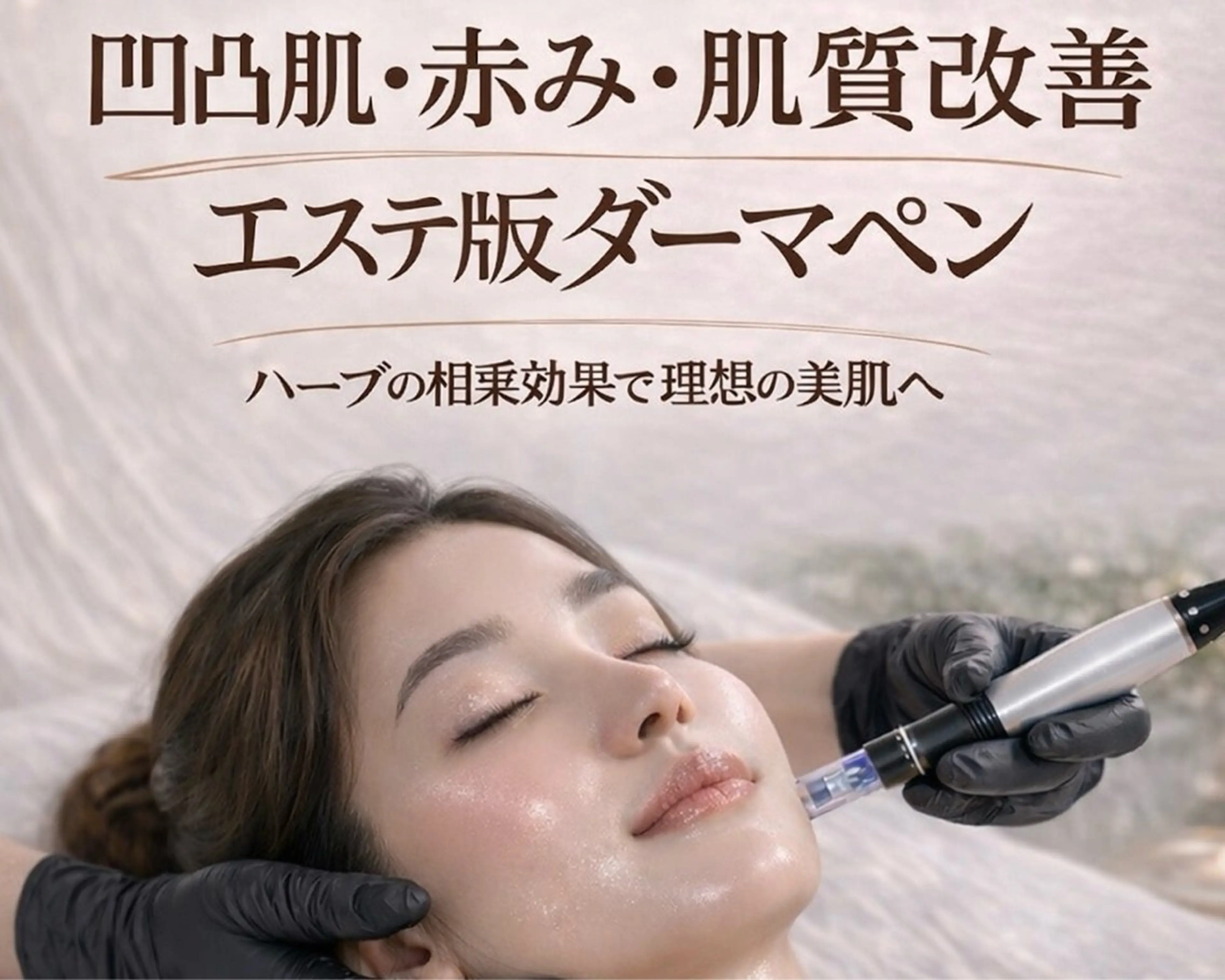 【人気No.1】凹凸・ざらつき本格ケア×韓国式ハーブ(剥離なし)の写真