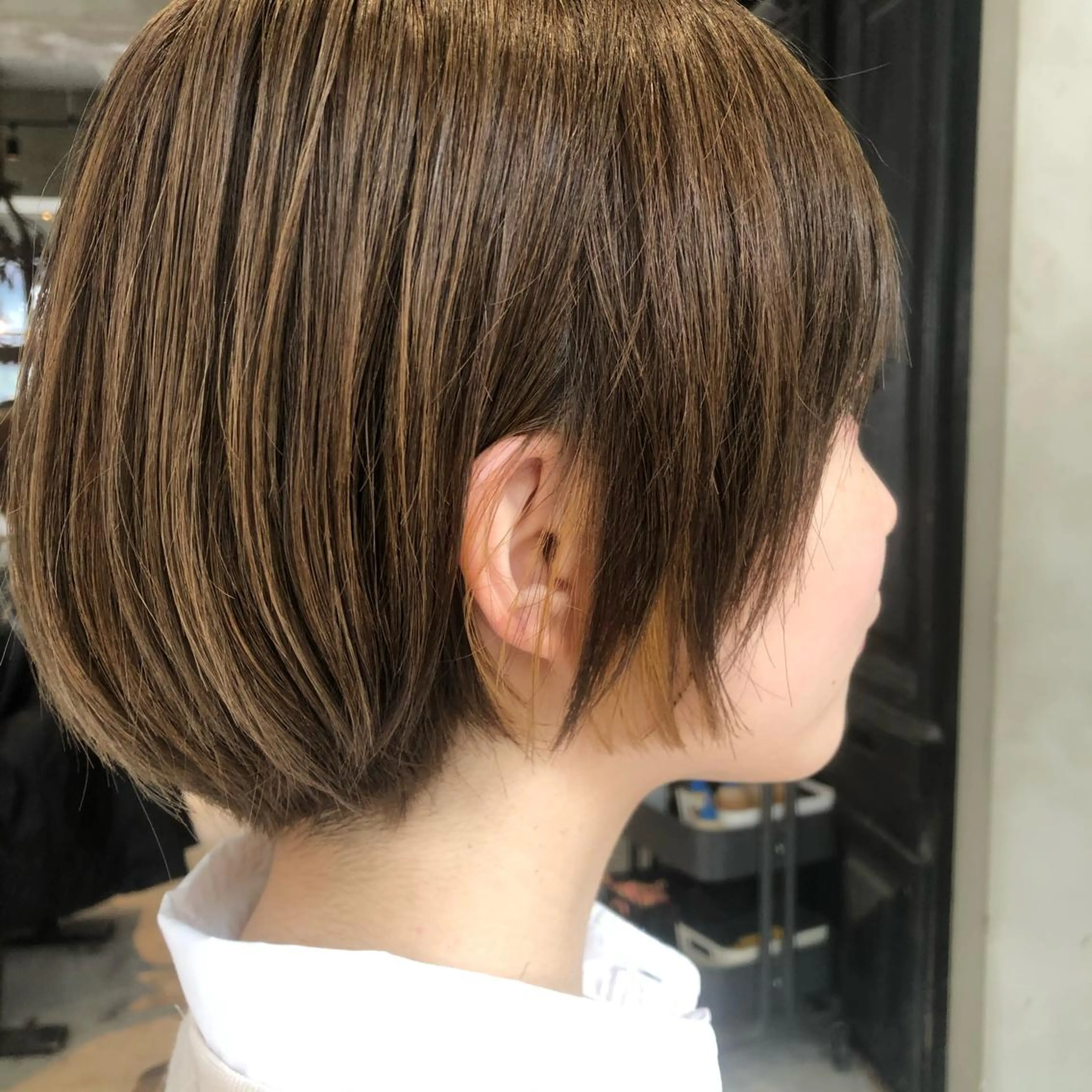ショート カット ヘアカラー トリートメント すきバサミを使わない カット✂️✨郡司泰之のヘアスタイル