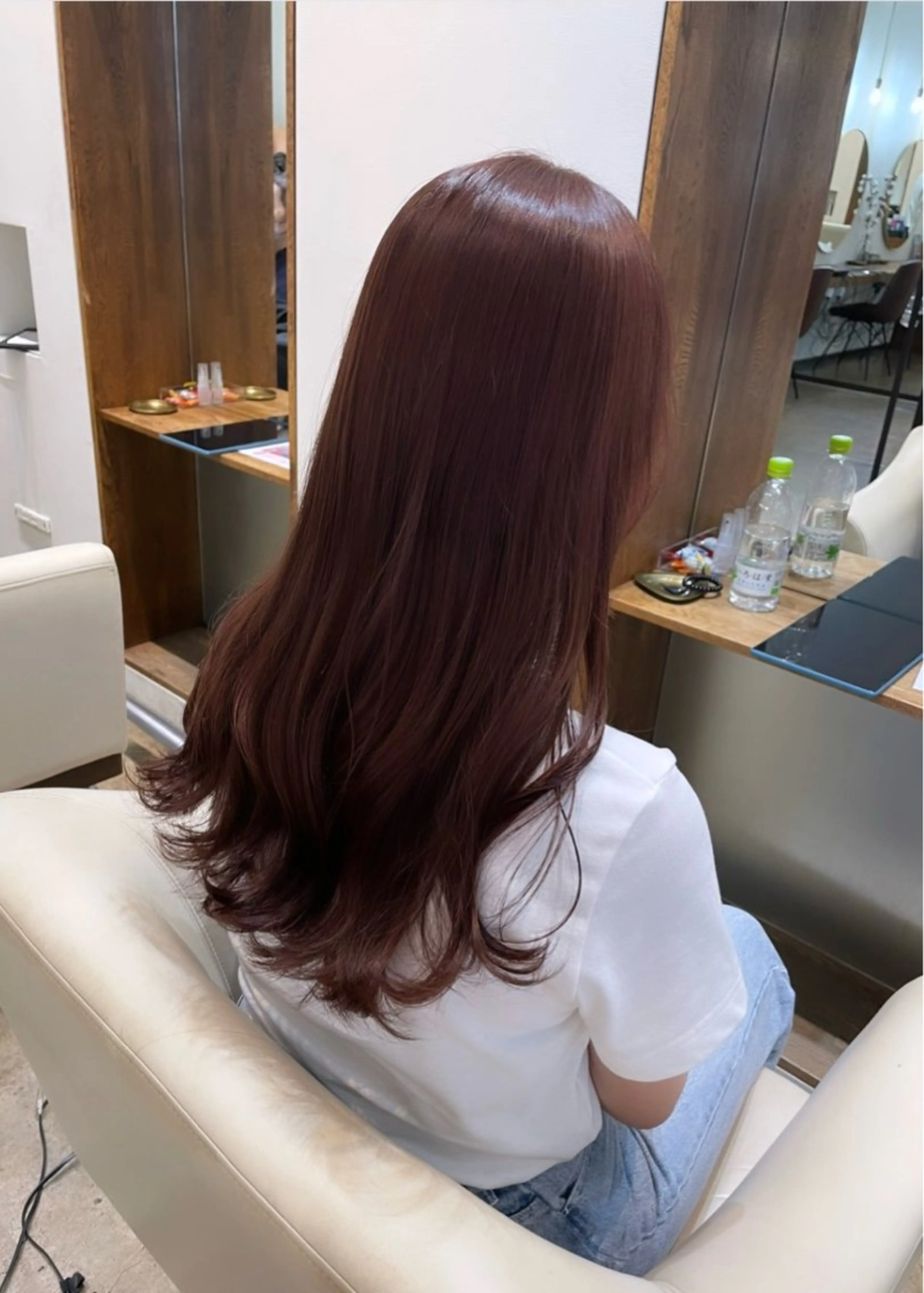 ロング カラー カット ヘアカラー トリートメント 【完全個室】髪質改善 暖色カラー/山崎唯奈のヘアスタイル