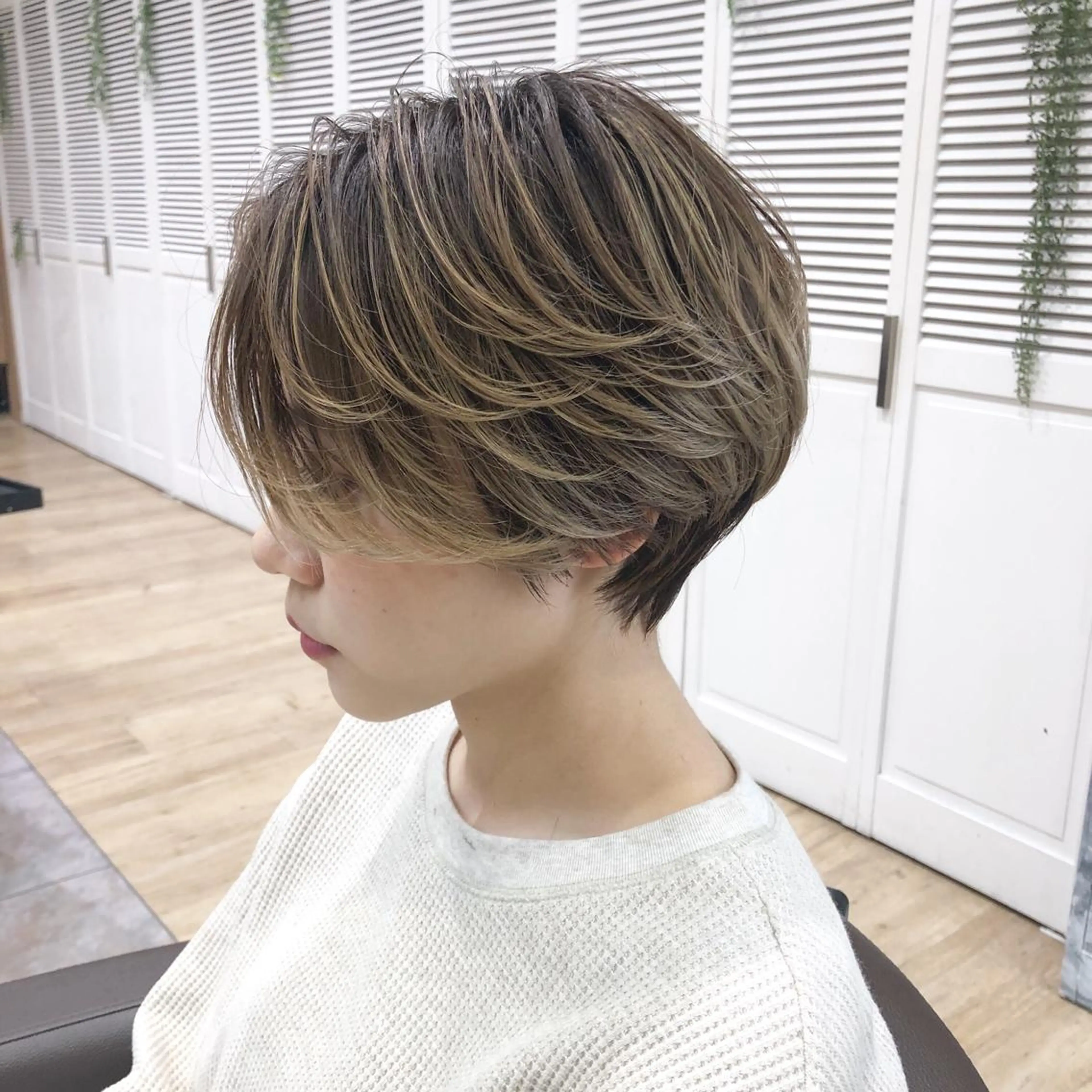 ショート カラー ❤️ダブルカラー 髪質改善❤️SAYAのヘアスタイル