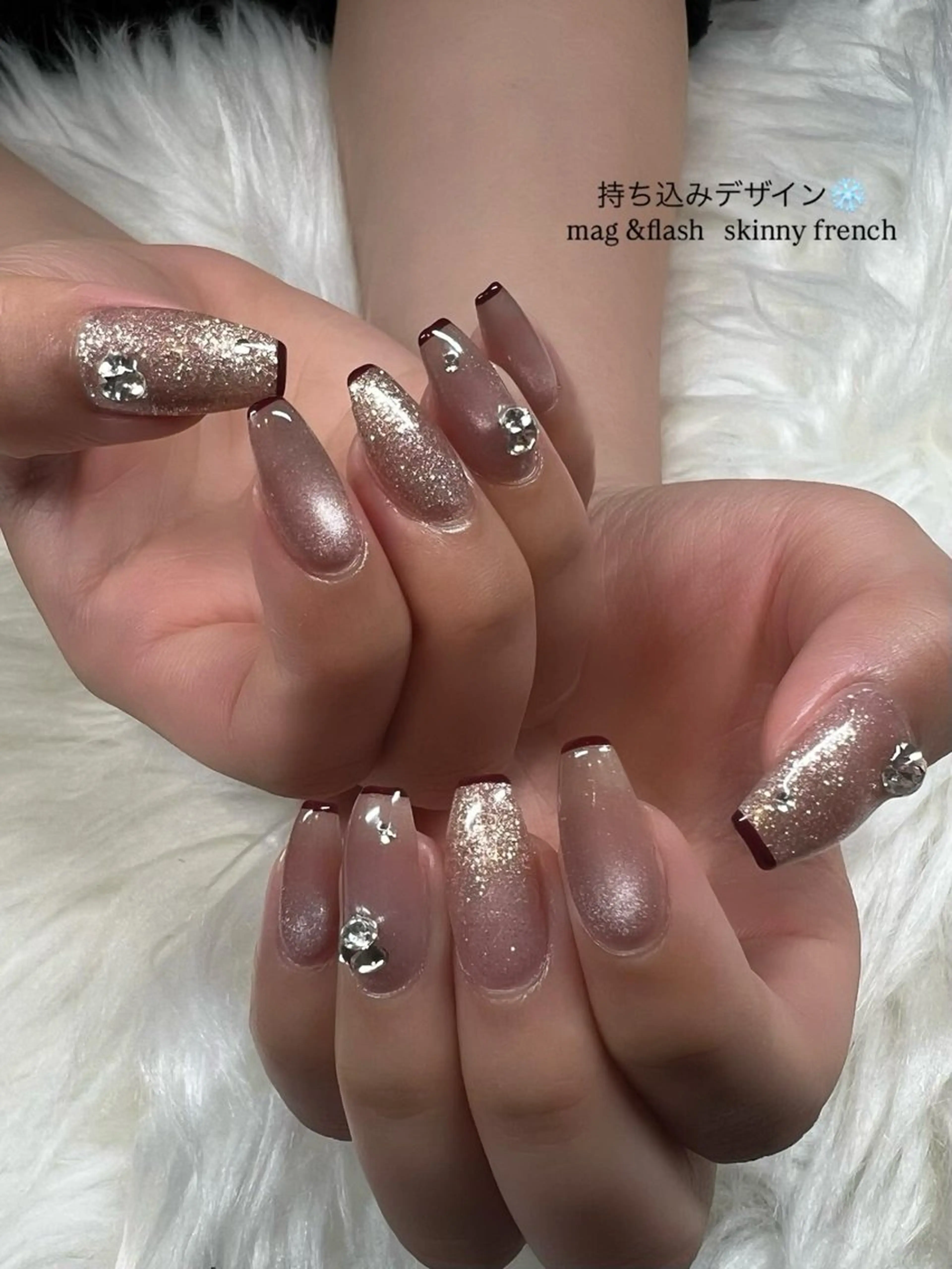 ネイル 持ち込み Bianca大名店 yonekuraのネイルデザイン