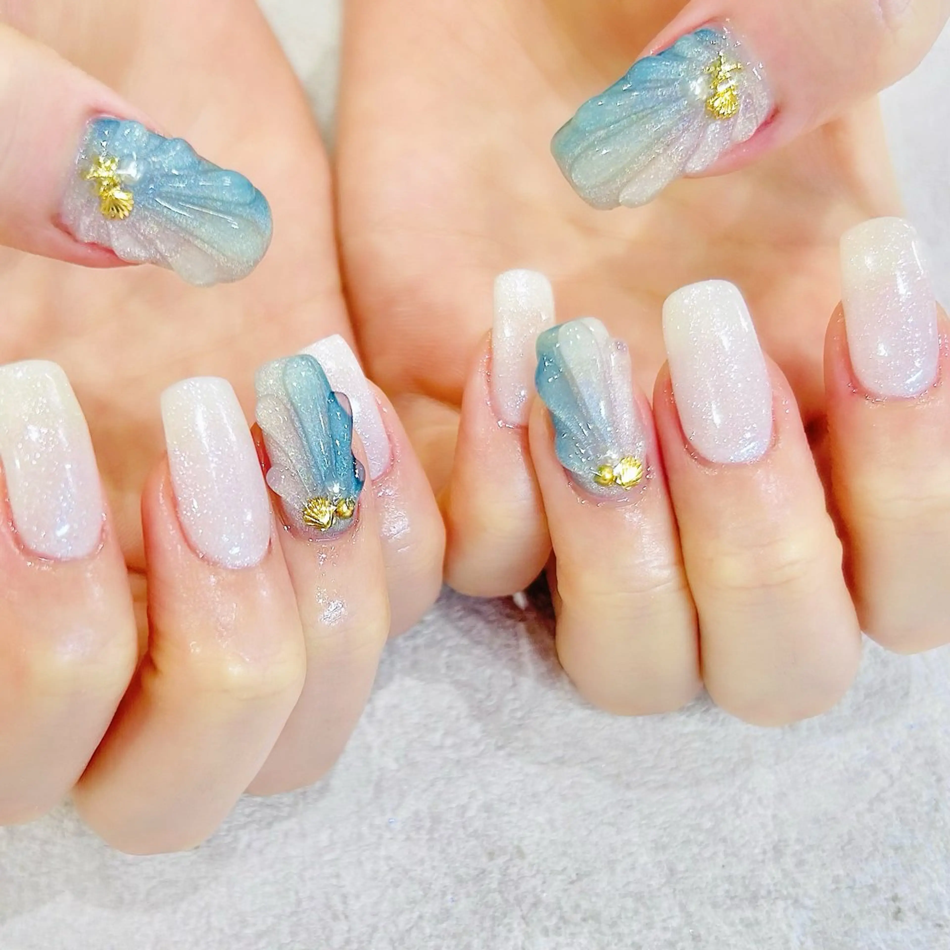 ネイル ストーンネイル ハンドネイル muum_nail 新宿2分 三丁目1分のネイルデザイン