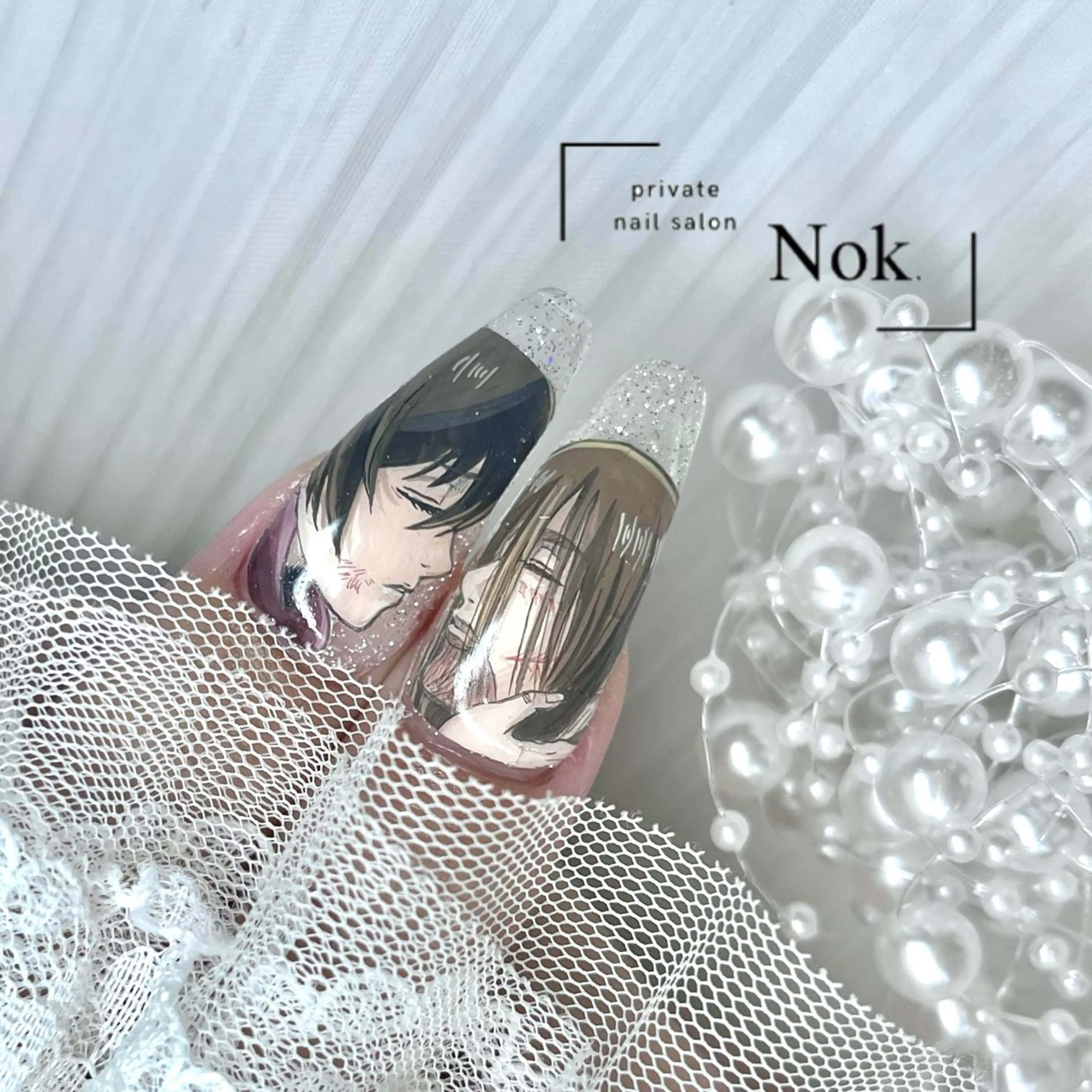 ネイル ハンドネイル 池袋痛ネイル Nok. 渡辺のネイルデザイン