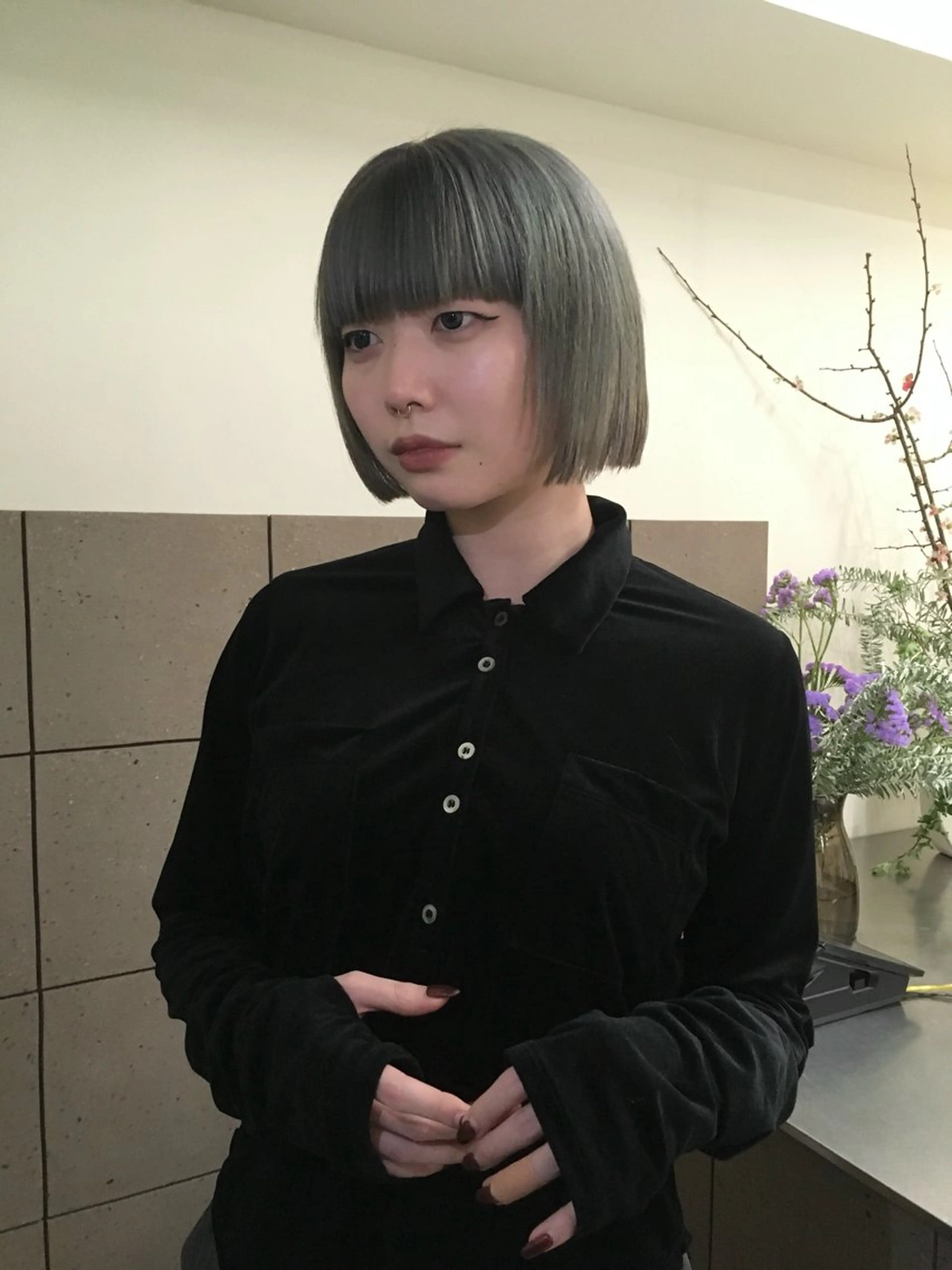 ミディアム natsuki /HUIのヘアスタイル