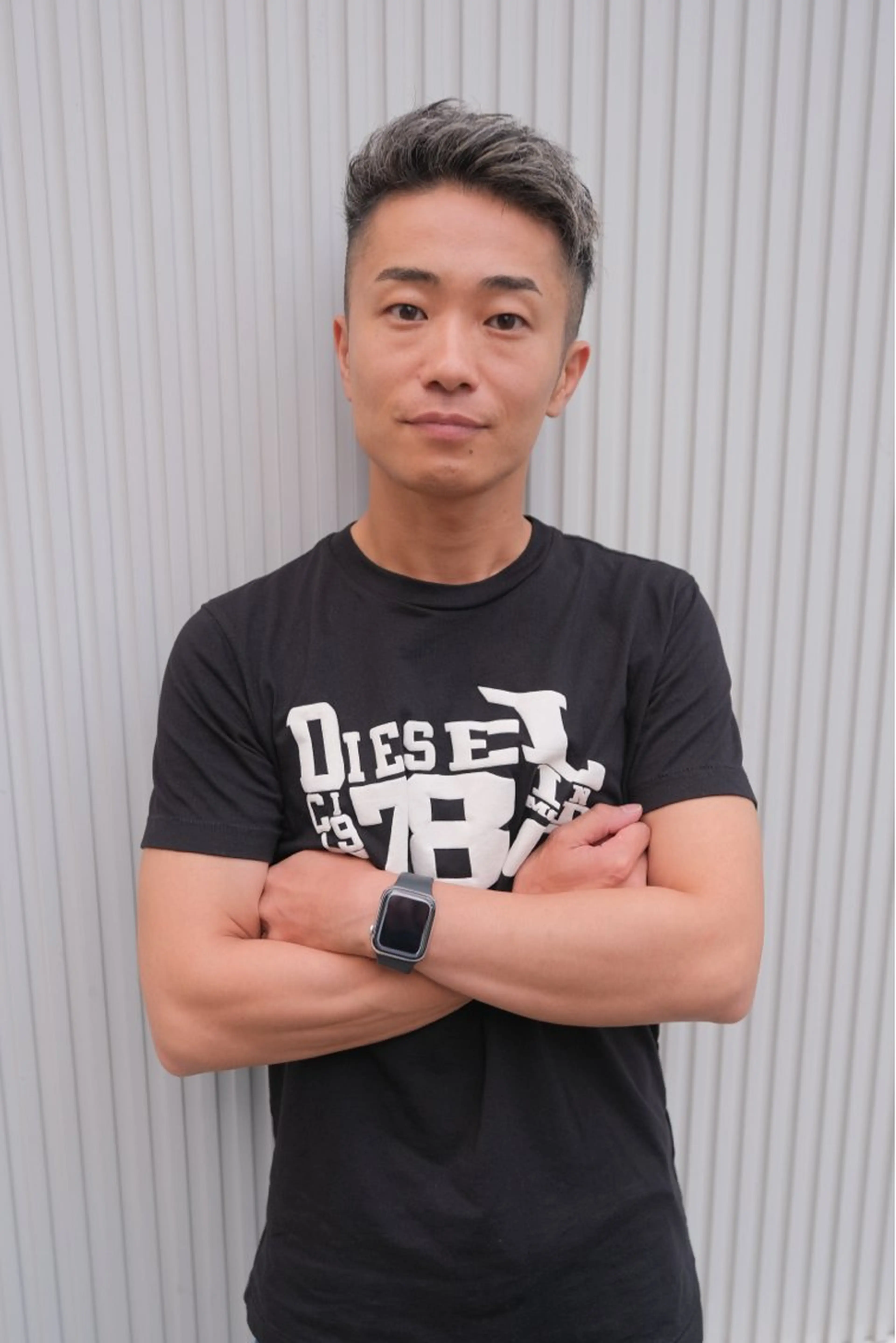 ショート カラー メンズ メンズメッシュ メッシュ カット 吉岡 昌吾のヘアスタイル