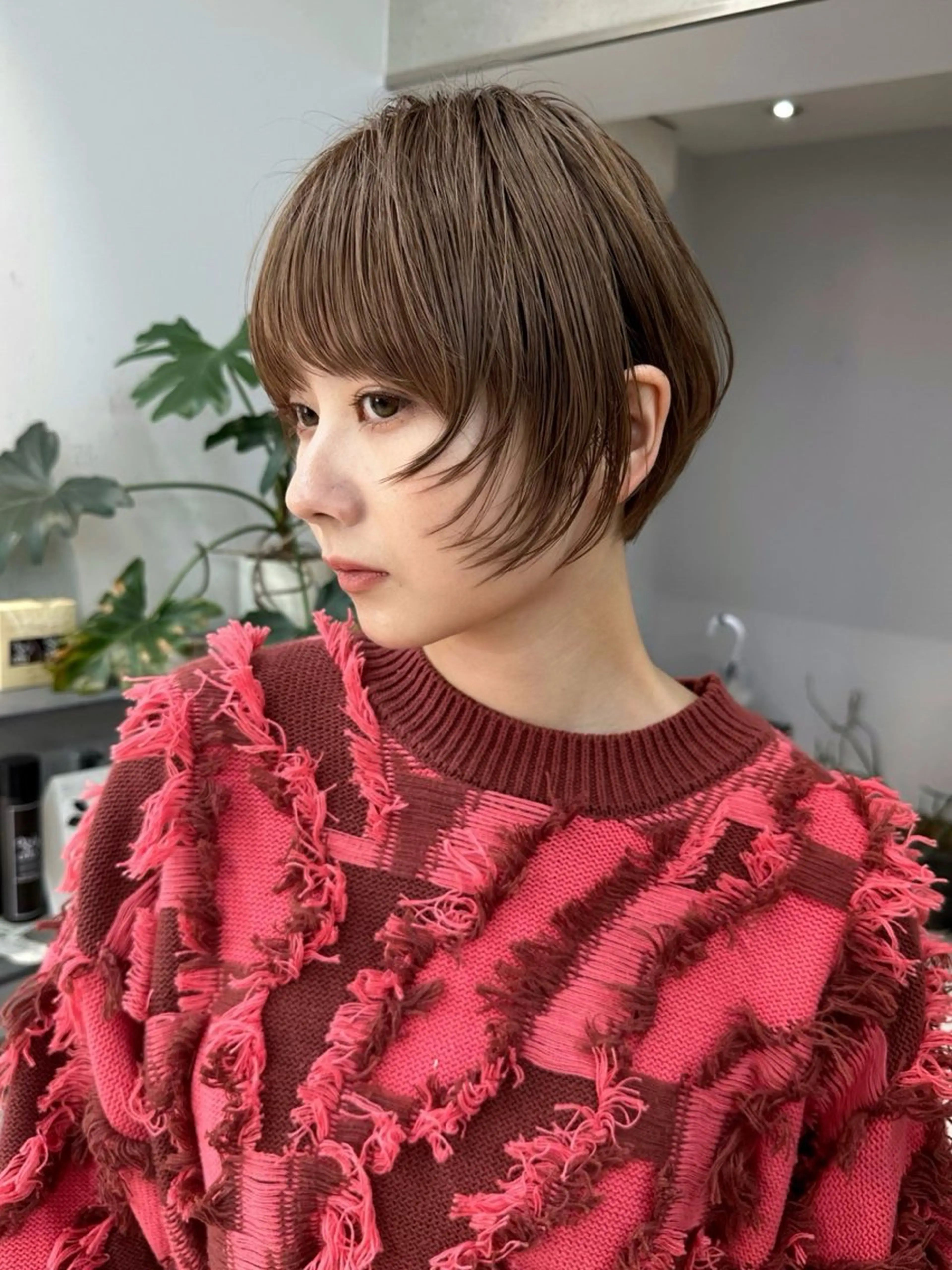 ショート カット ヘアカラー 骨格診断で絶対可愛い ✨丸みショート✨凌弥のヘアスタイル