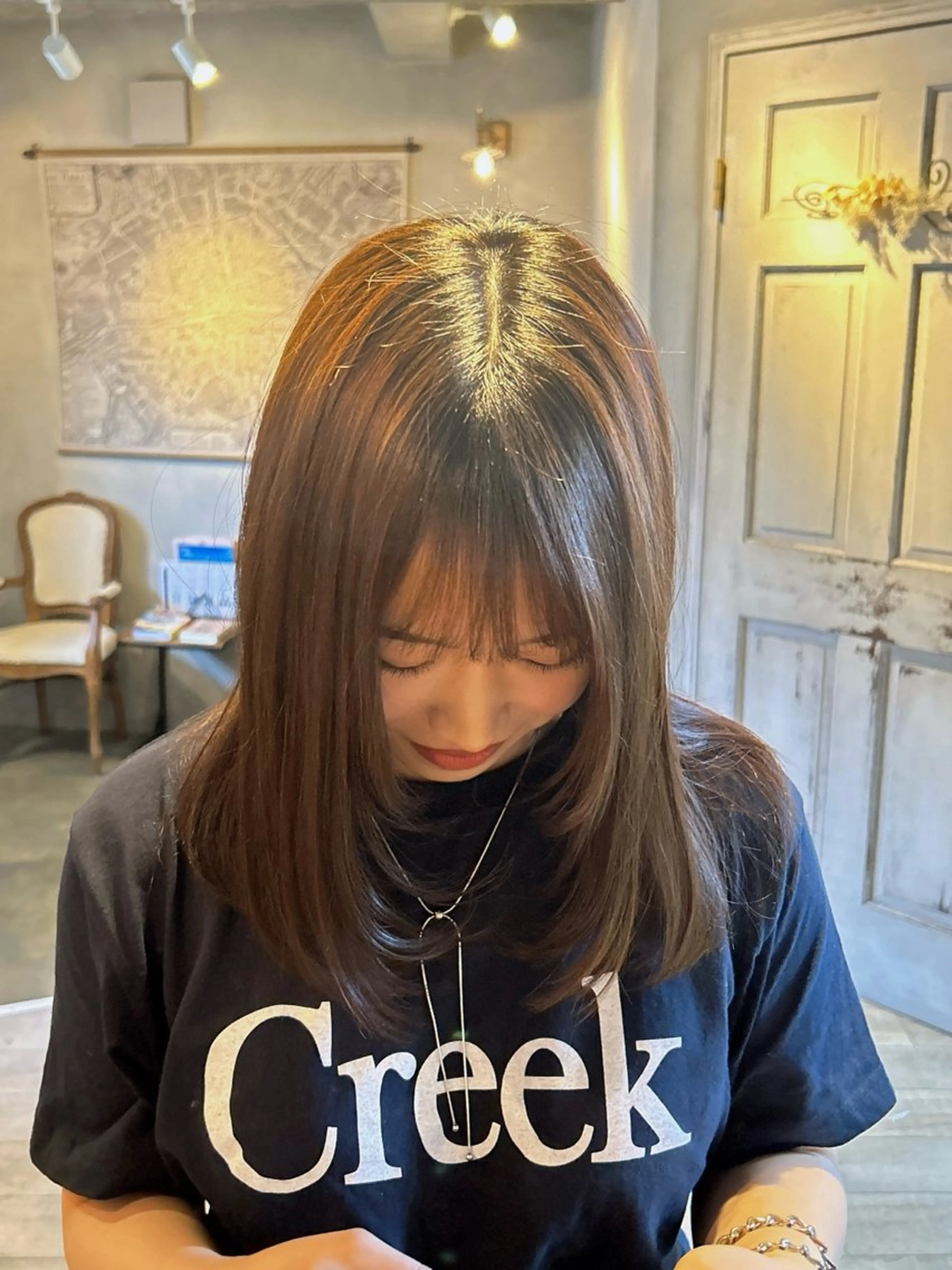 ミディアム manaka/カット モデル募集中📣💬のヘアスタイル