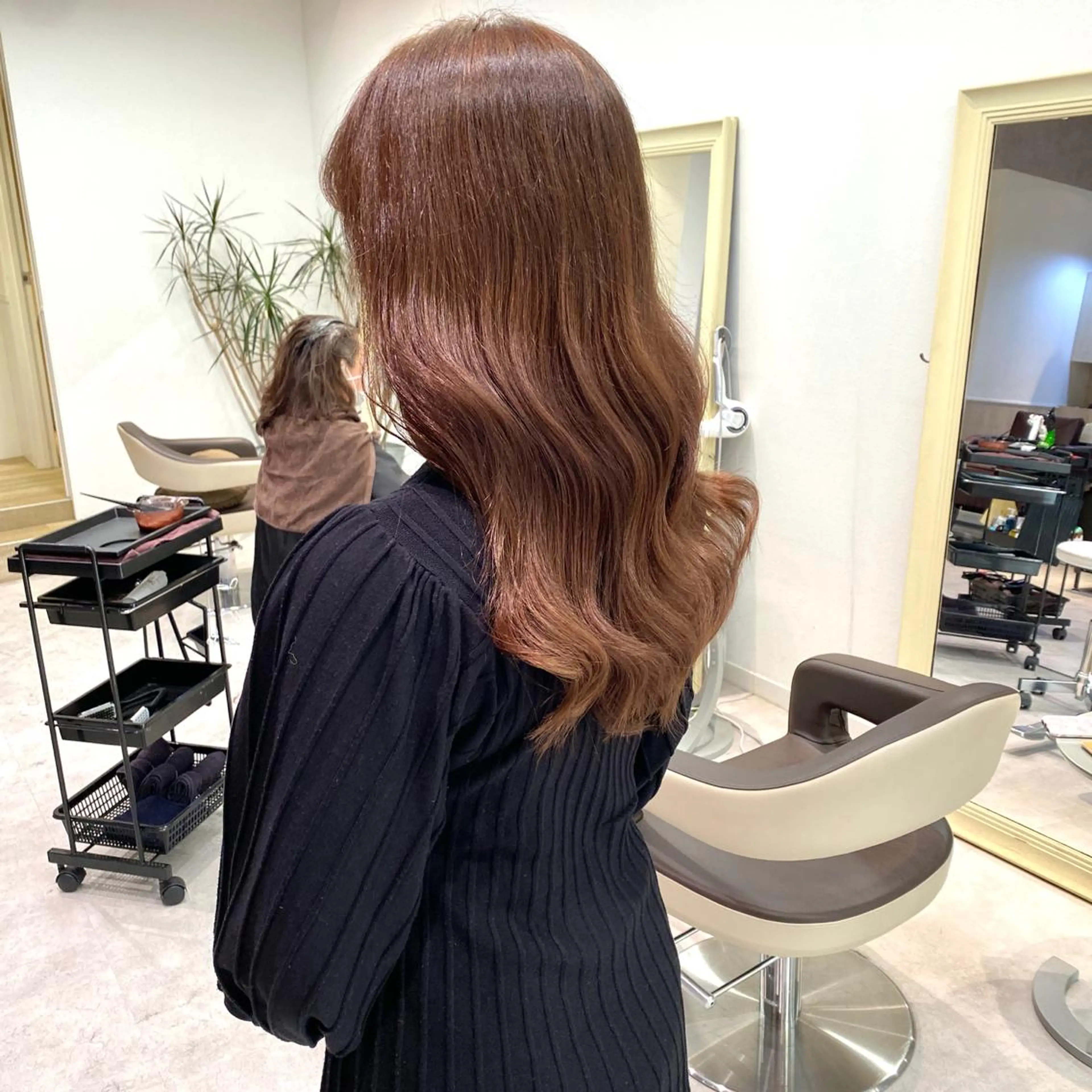 セミロング カラー ベージュカラー 似合わせカット トリートメント 町田縮毛矯正/ 髪質改善/美髪特化のヘアスタイル