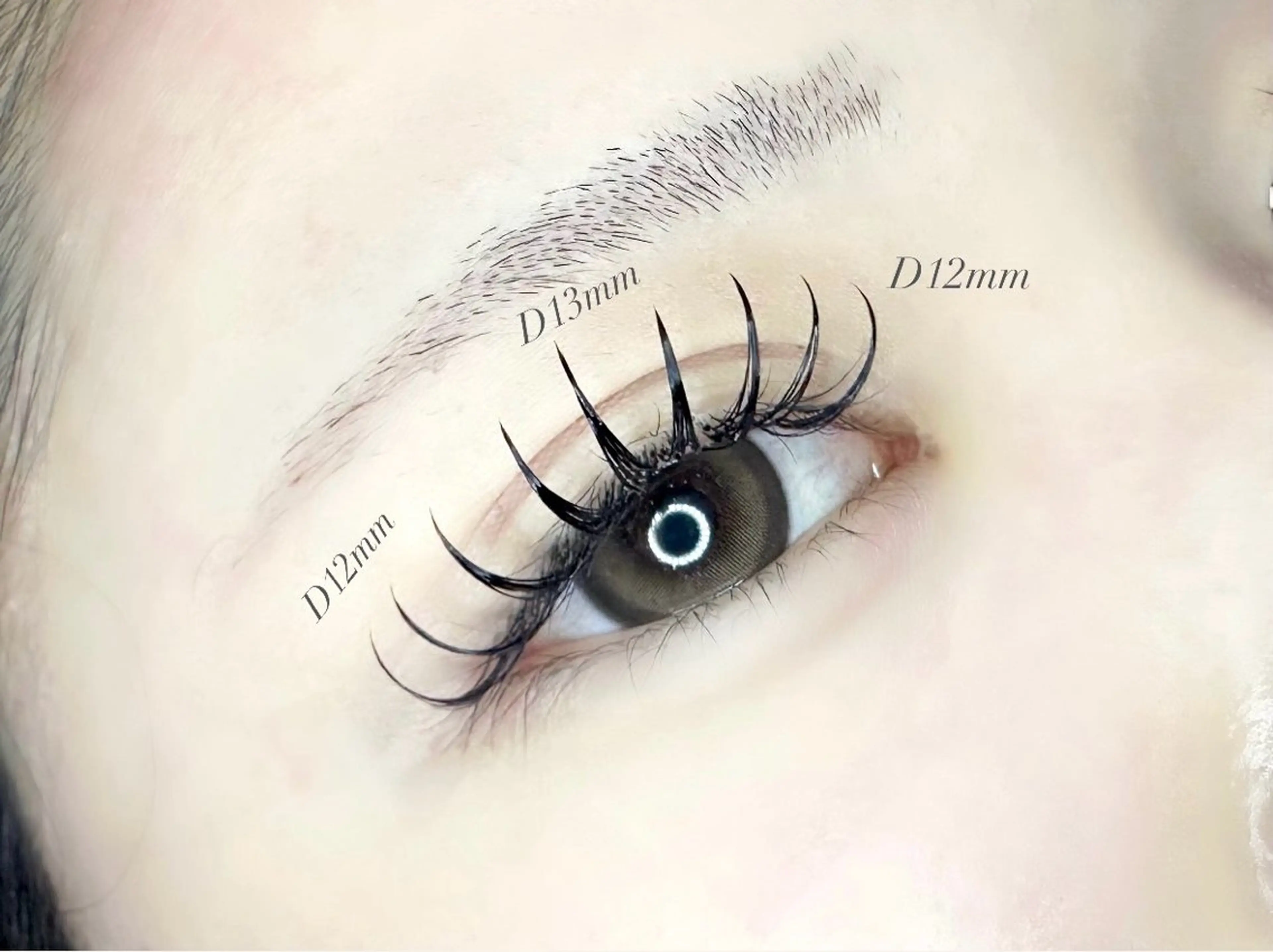 マツエク・マツパ Dカール フラットラッシュ eyelist .Sのマツエク・マツパデザイン