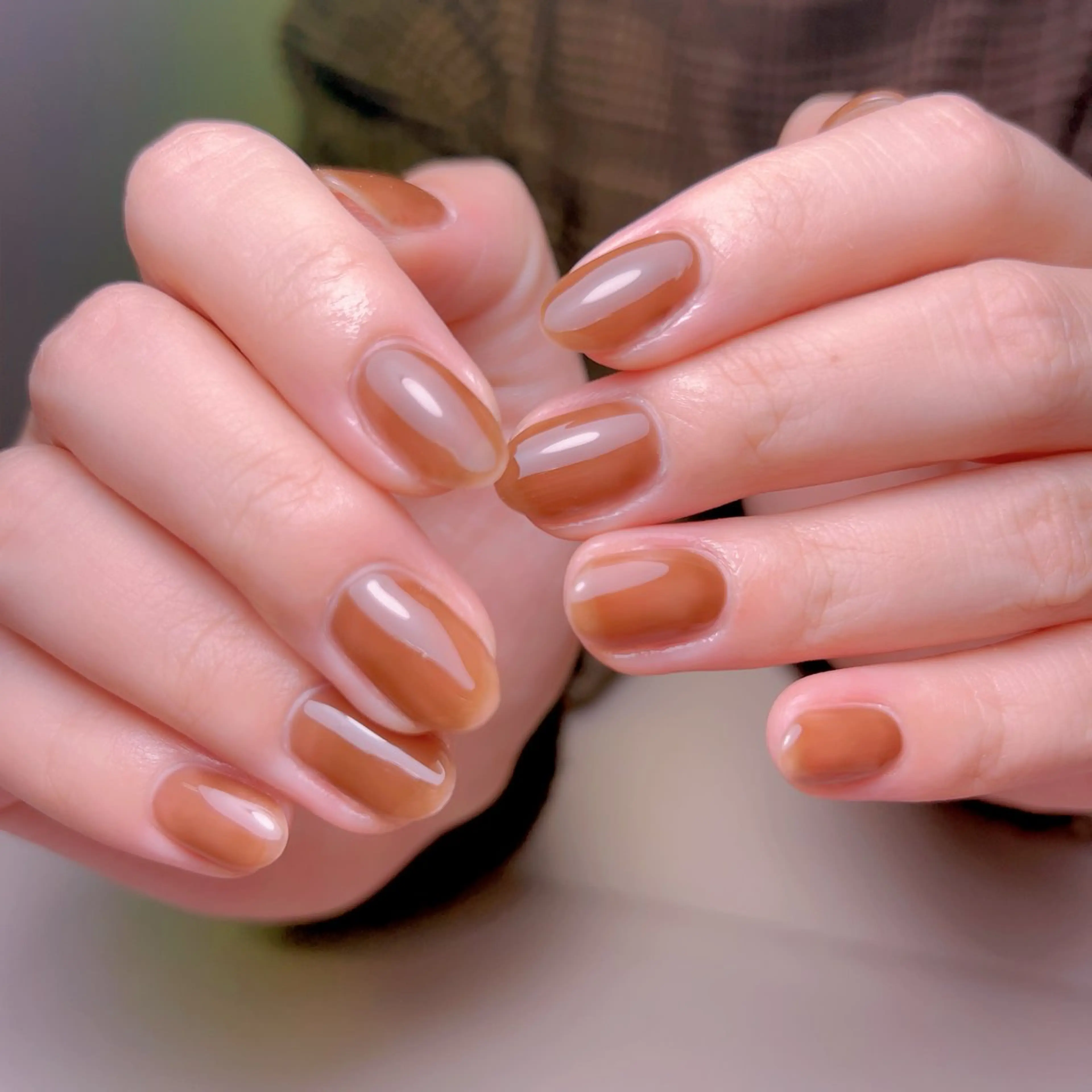 ネイル フレンチネイル ジェルネイル グラデーション 韓国ネイル マグネットネイル 【長さ出し】 IRIS NAILのネイルデザイン