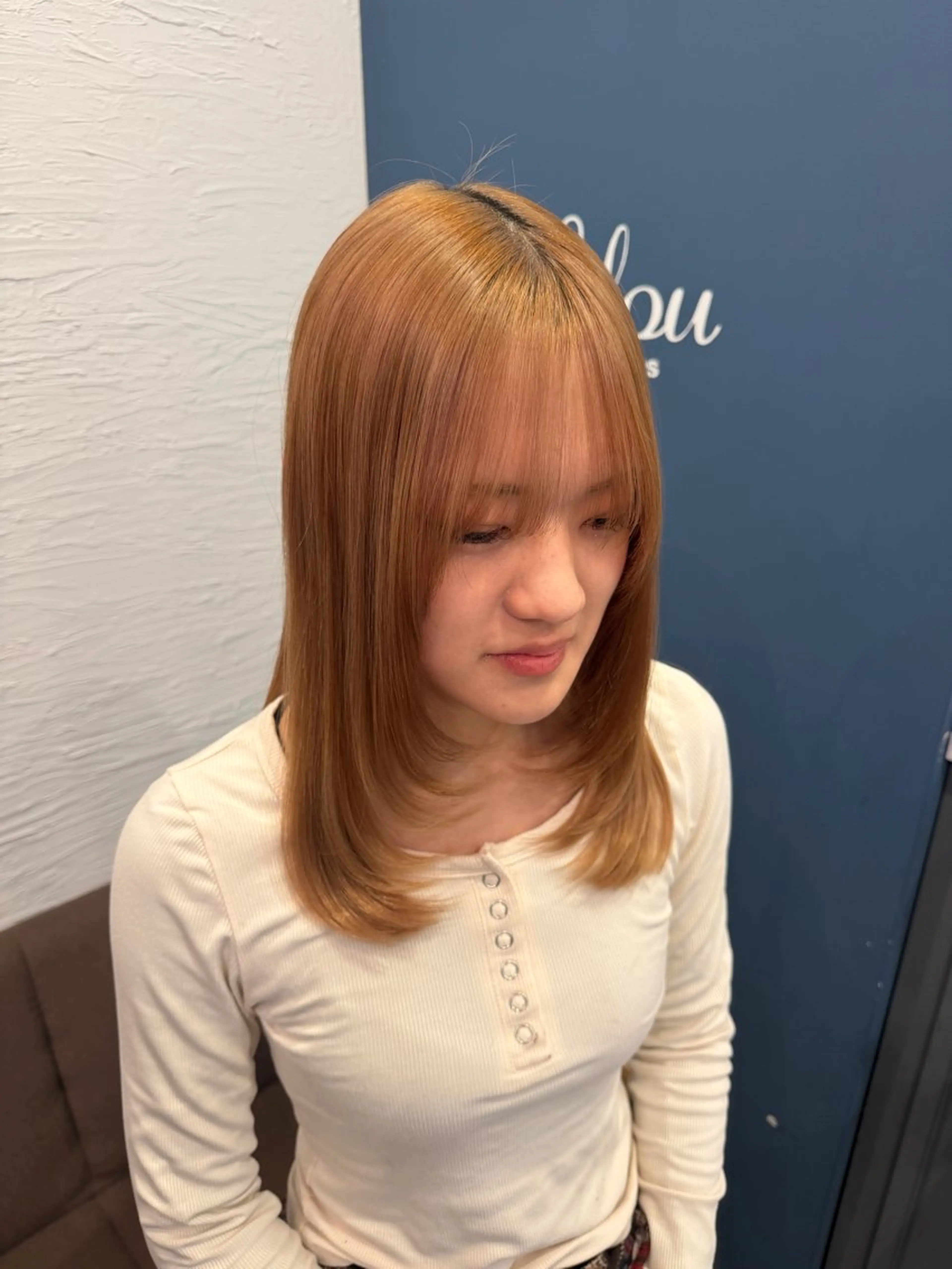 【顔周りレイヤカット🎀】サービストリートメント付き(ハッシュカット✕)の写真