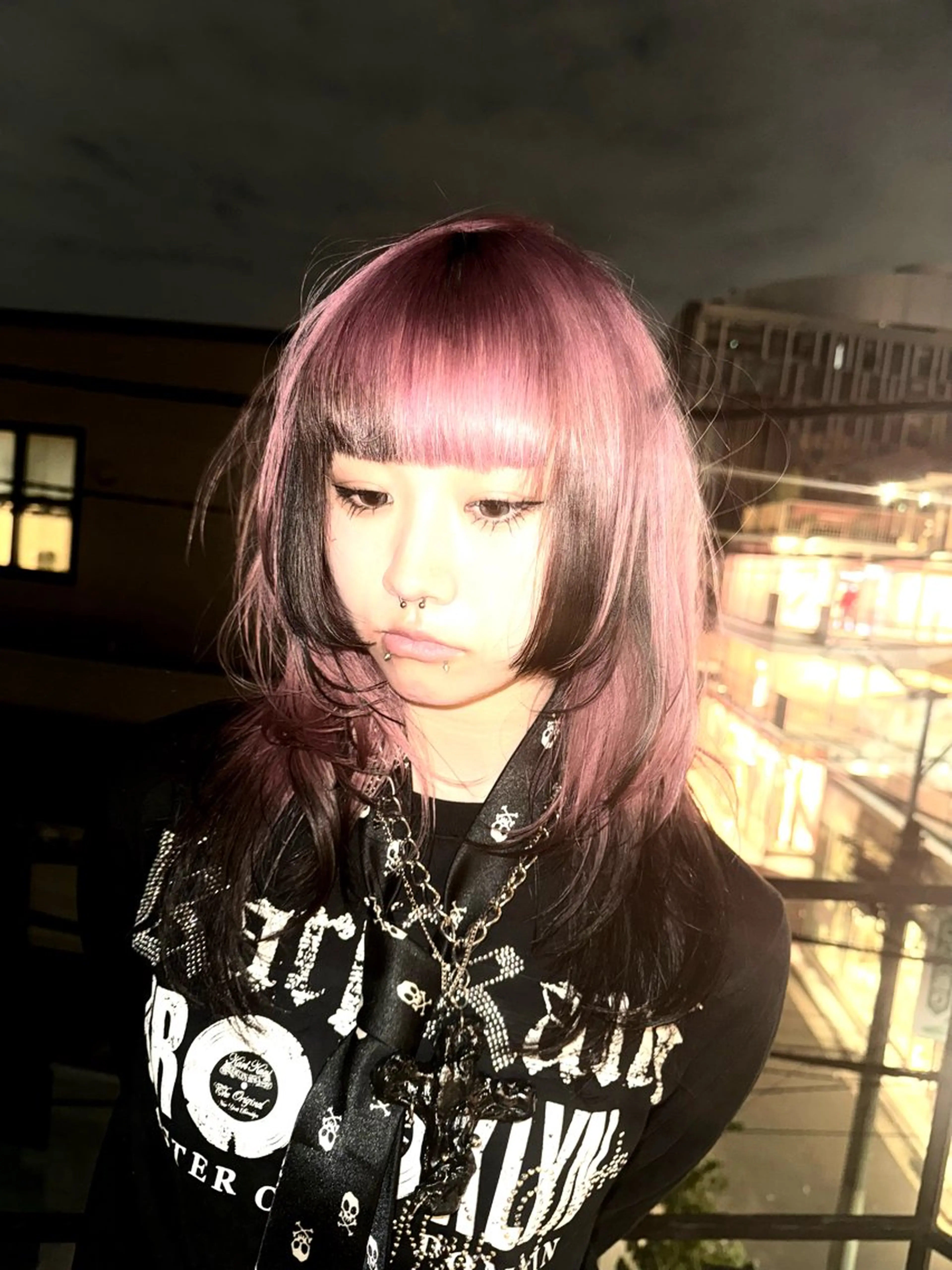 セミロング カラー カット ヘアカラー トリートメント デザインカラー⭐︎★ 🐆hyo🐆のヘアスタイル