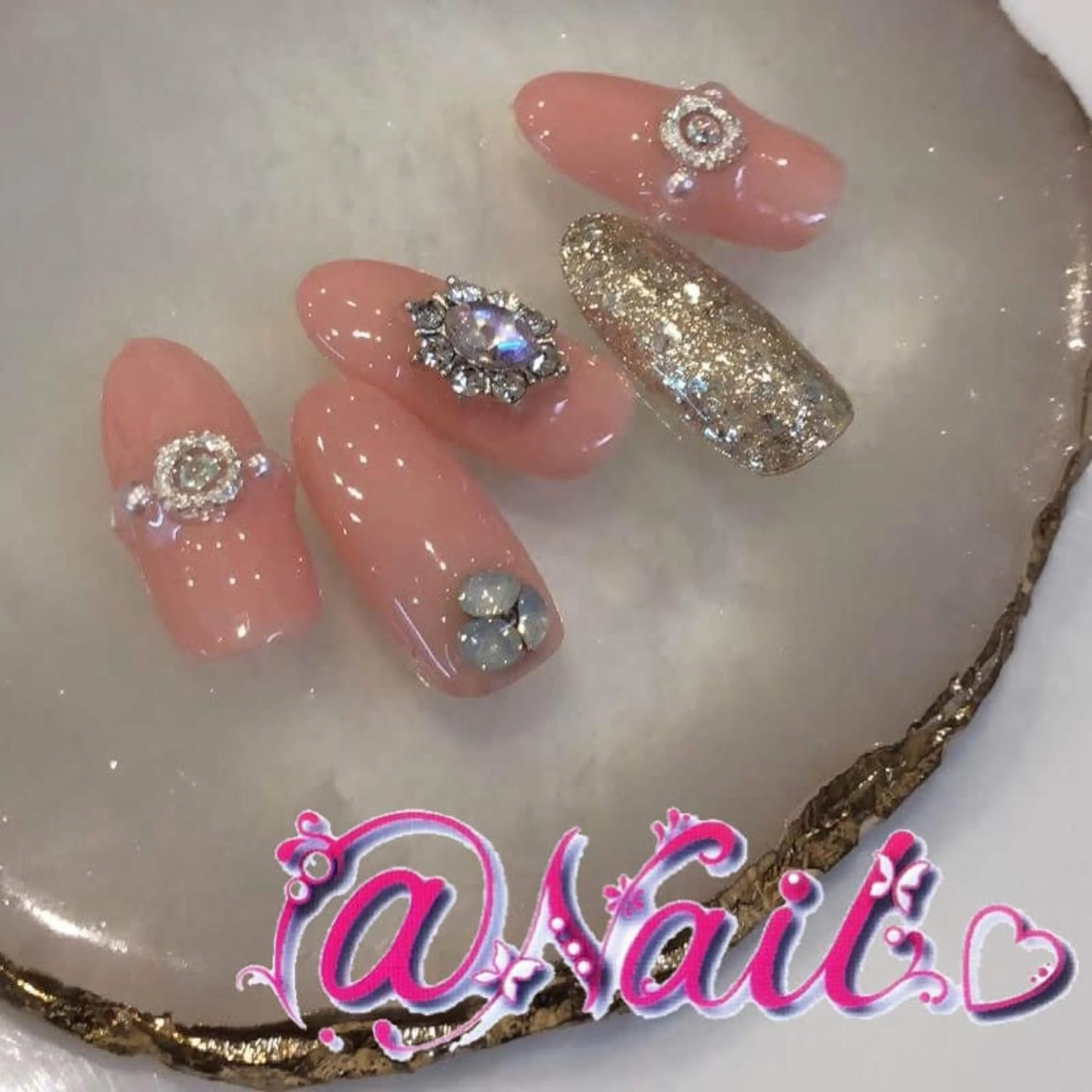 ネイル ネイルチップ 小尾 栞のネイルデザイン