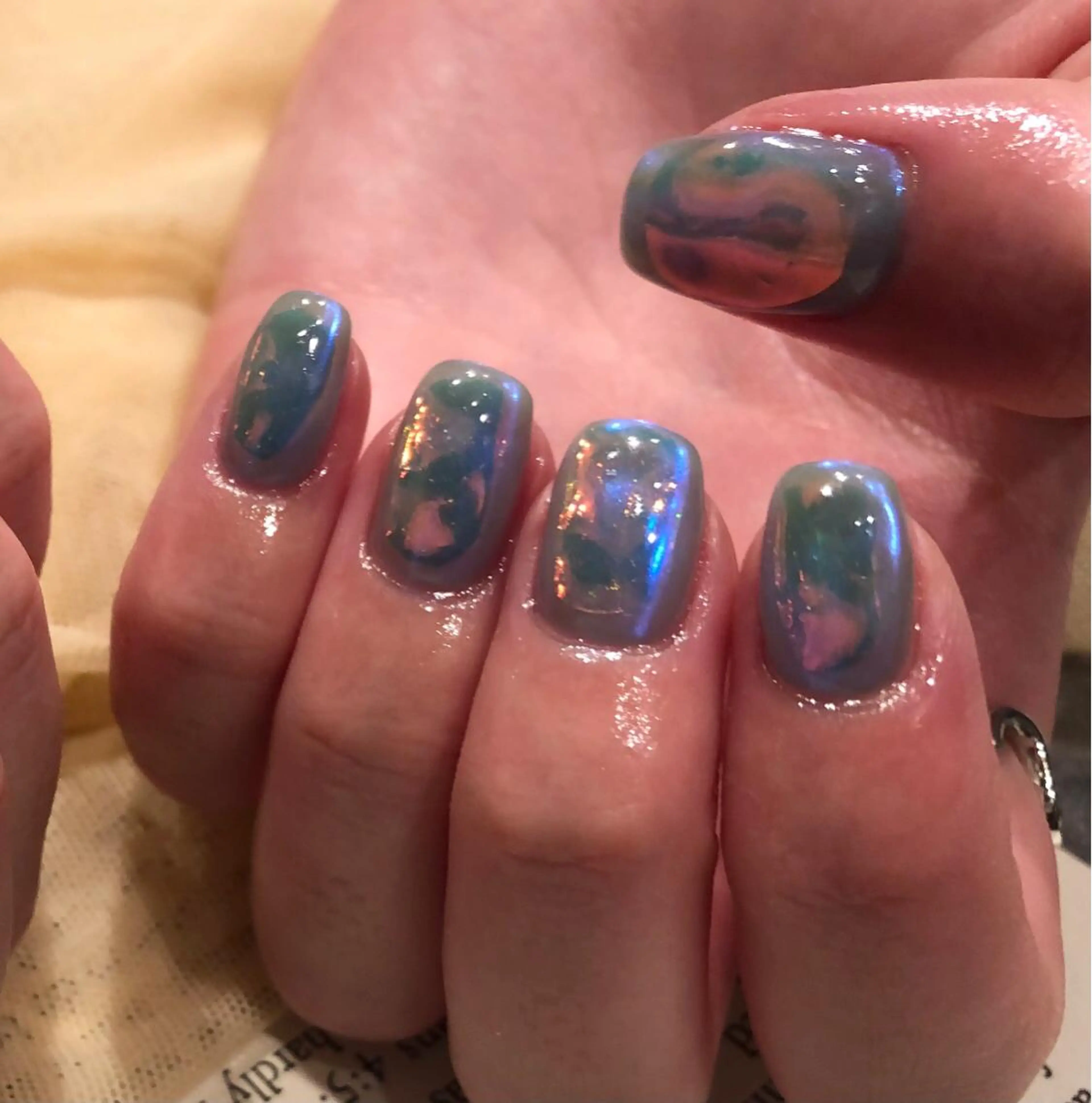 ネイル パラあり！フィルイン 美フォルムのネイルデザイン